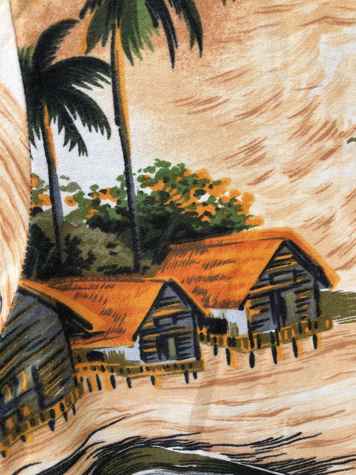 Japanese Brand × Vintage 60s 70s Hawaiian Shirt Lincoln Fisherman Island Size US S / EU 44-46 / 1 - 17 Thumbnail