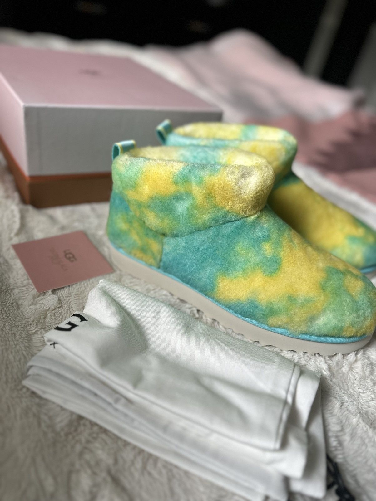Ugg Like New! Tschabalala UGG x Marble Ultra Mini Boot Sz 10 Size US 10 / IT 40 - 4 Thumbnail