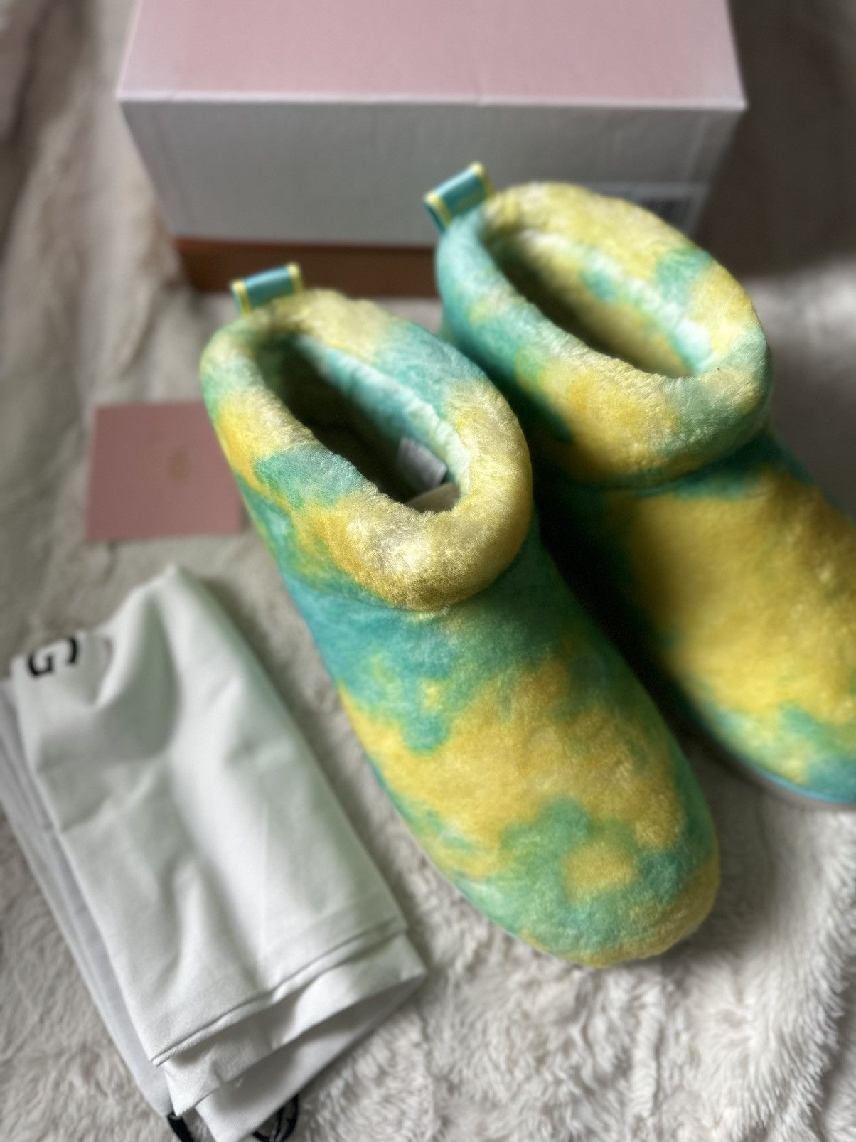 Ugg Like New! Tschabalala UGG x Marble Ultra Mini Boot Sz 10 Size US 10 / IT 40 - 1 Thumbnail