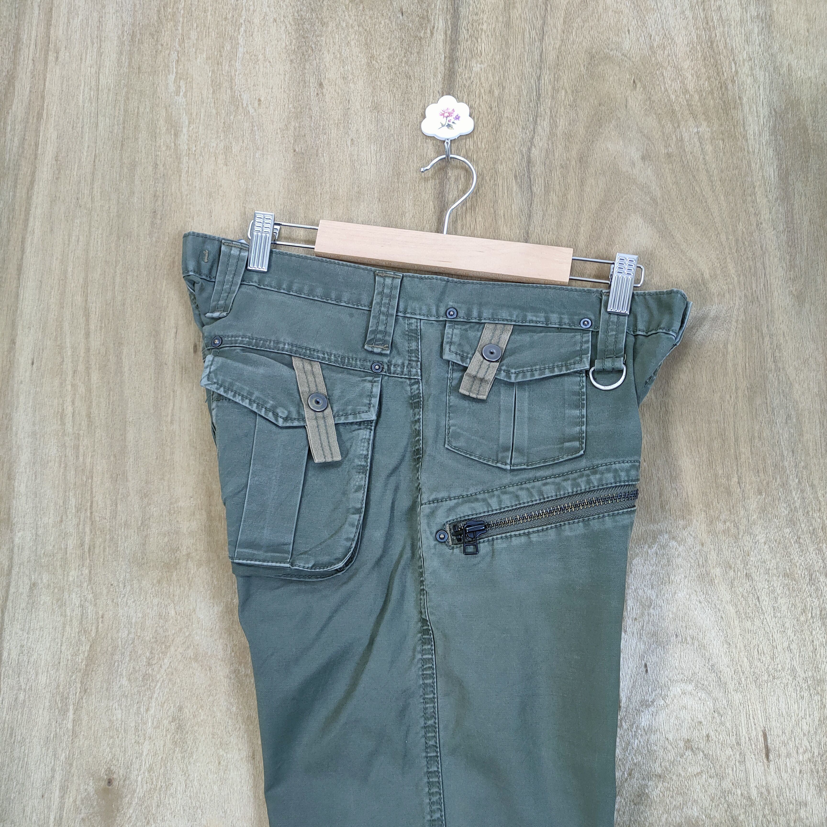 Japanese Brand MADE IN NIPPON FLARE BUSH PANTS MULTIPOCKET TACTICAL Size US 30 / EU 46 - 9 Thumbnail
