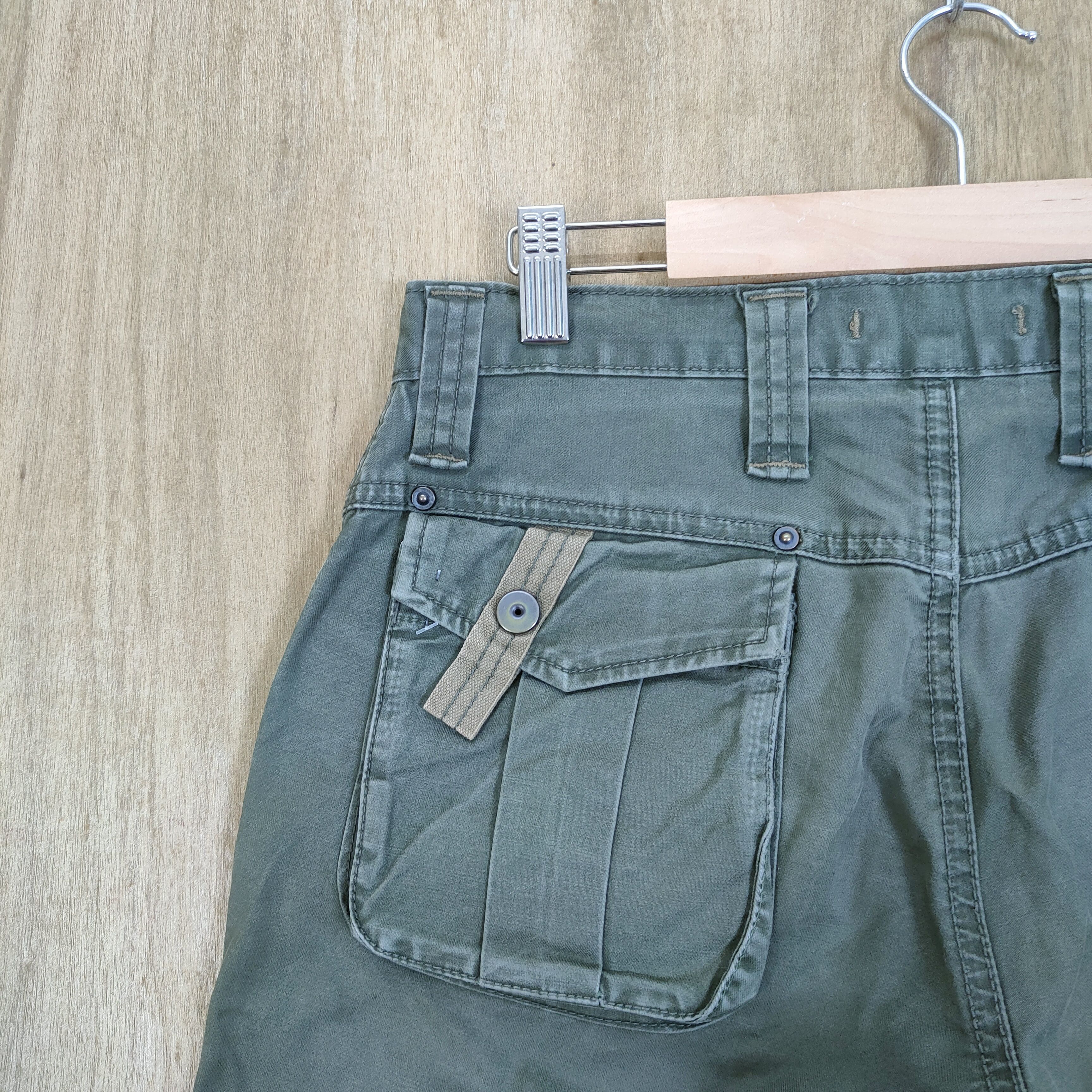 Japanese Brand MADE IN NIPPON FLARE BUSH PANTS MULTIPOCKET TACTICAL Size US 30 / EU 46 - 14 Thumbnail
