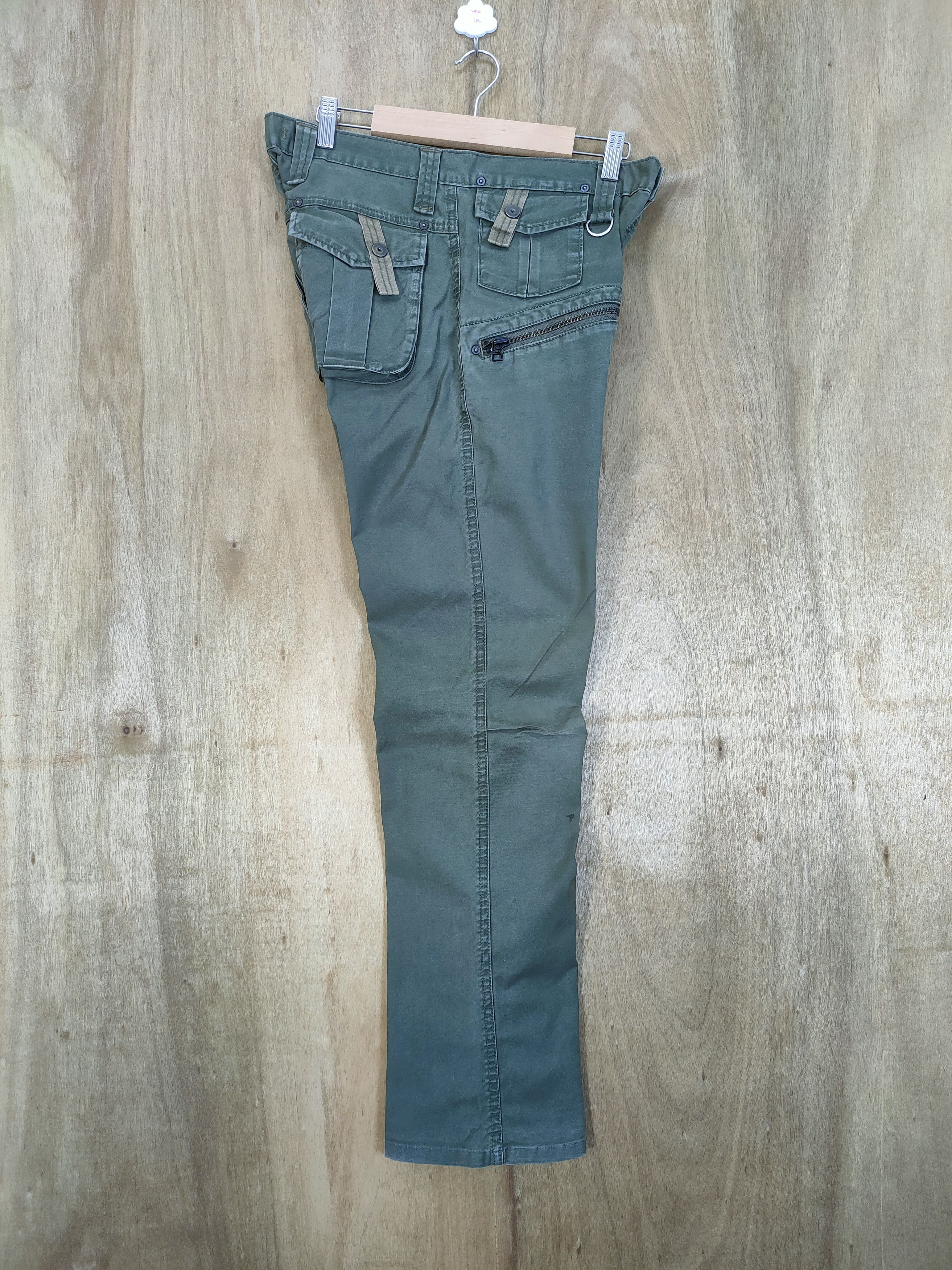 Japanese Brand MADE IN NIPPON FLARE BUSH PANTS MULTIPOCKET TACTICAL Size US 30 / EU 46 - 8 Thumbnail