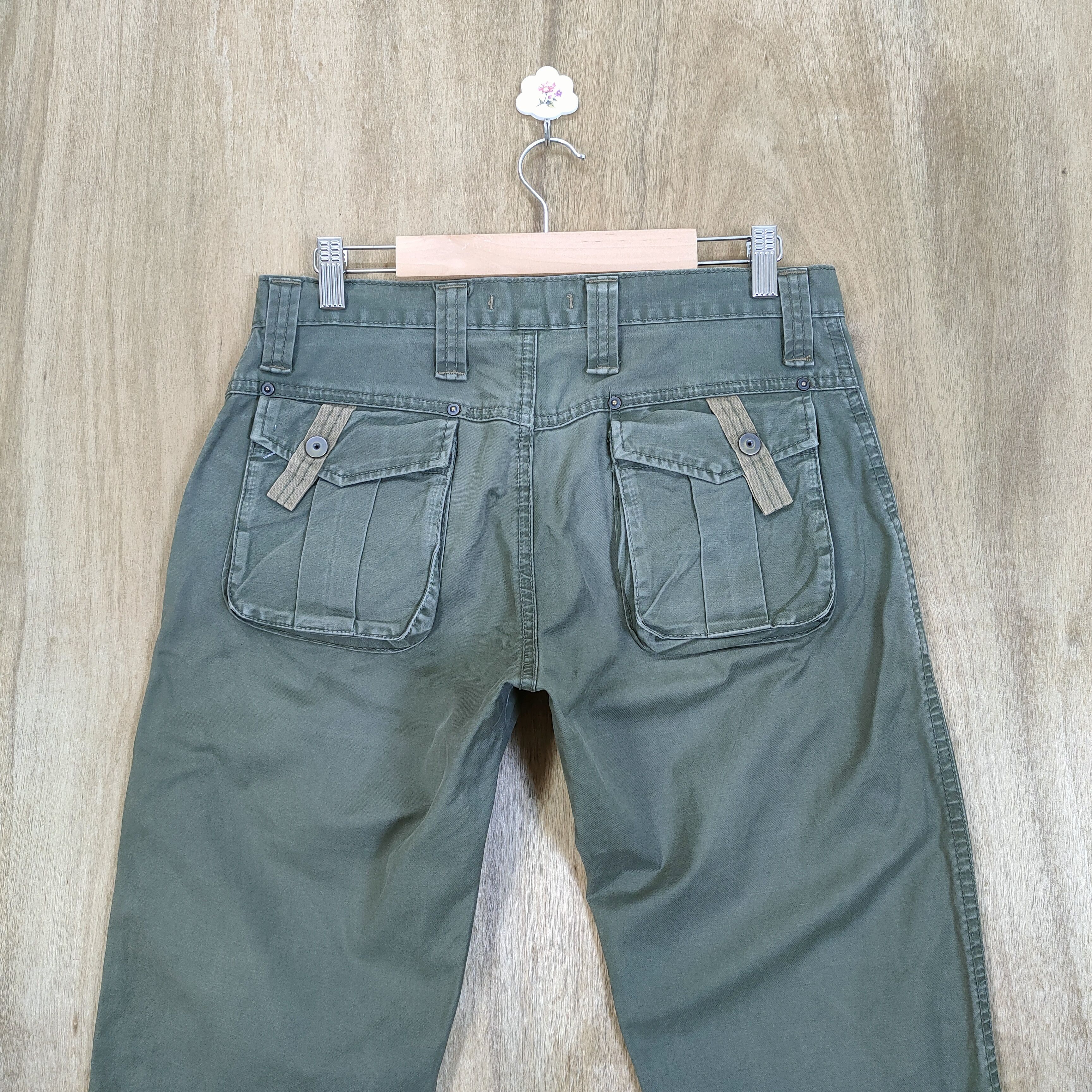 Japanese Brand MADE IN NIPPON FLARE BUSH PANTS MULTIPOCKET TACTICAL Size US 30 / EU 46 - 11 Thumbnail