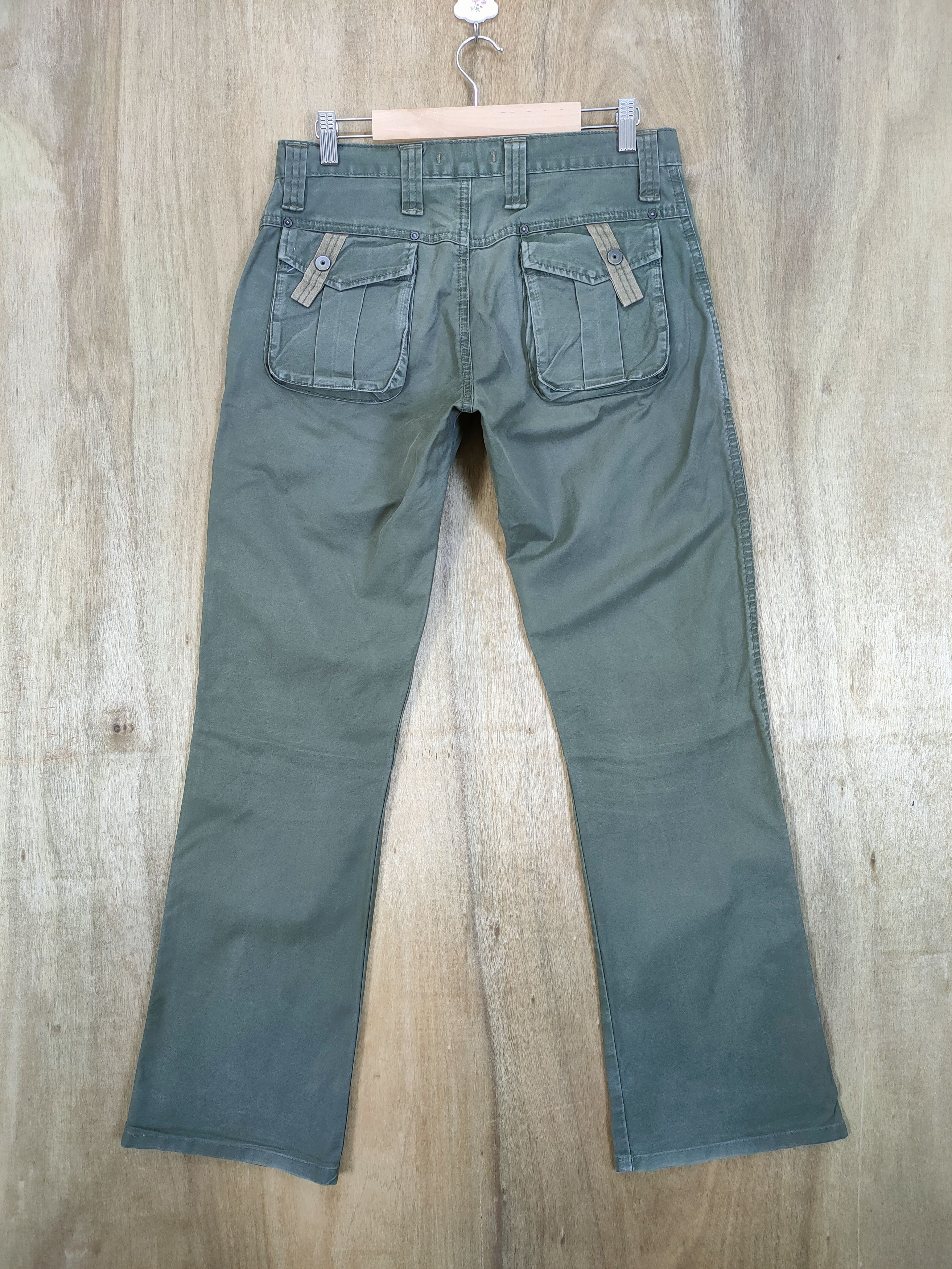 Japanese Brand MADE IN NIPPON FLARE BUSH PANTS MULTIPOCKET TACTICAL Size US 30 / EU 46 - 7 Thumbnail