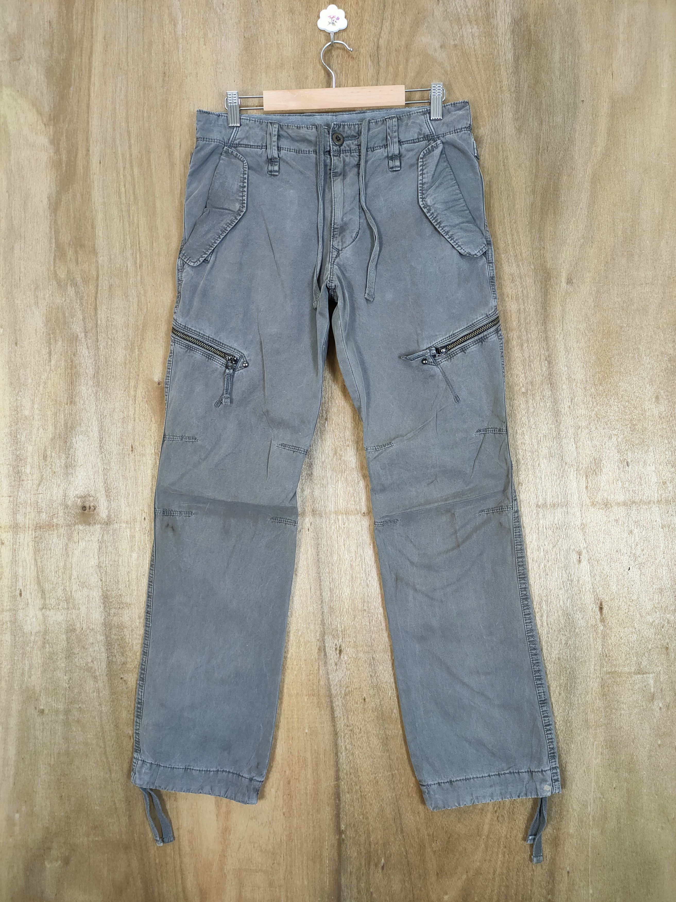 Japanese Brand VINTAGE JAPANESE BRAND FADED CARGO PANTS Size US 30 / EU 46 - 2 Thumbnail
