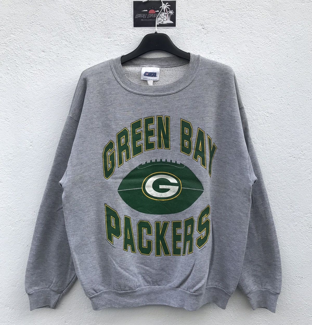 NFL × Vintage Green Bay Packers NFLP Crewneck Sweatshirt Size US M / EU 48-50 / 2 - 1 Thumbnail