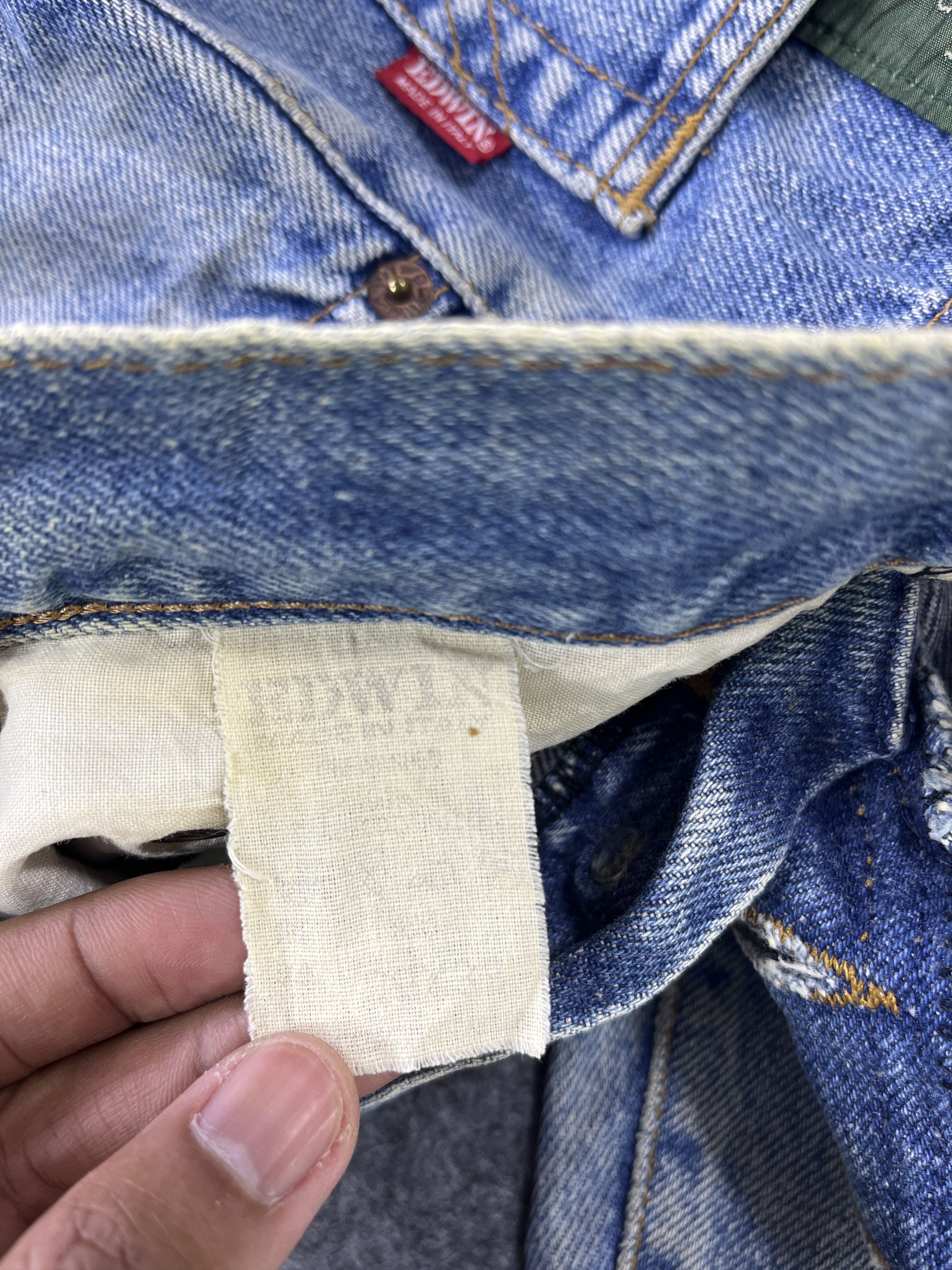 Edwin Edwin High Waisted Jeans Distressed Denim - J792 Size 28" / US 6 / IT 42 - 9 Thumbnail
