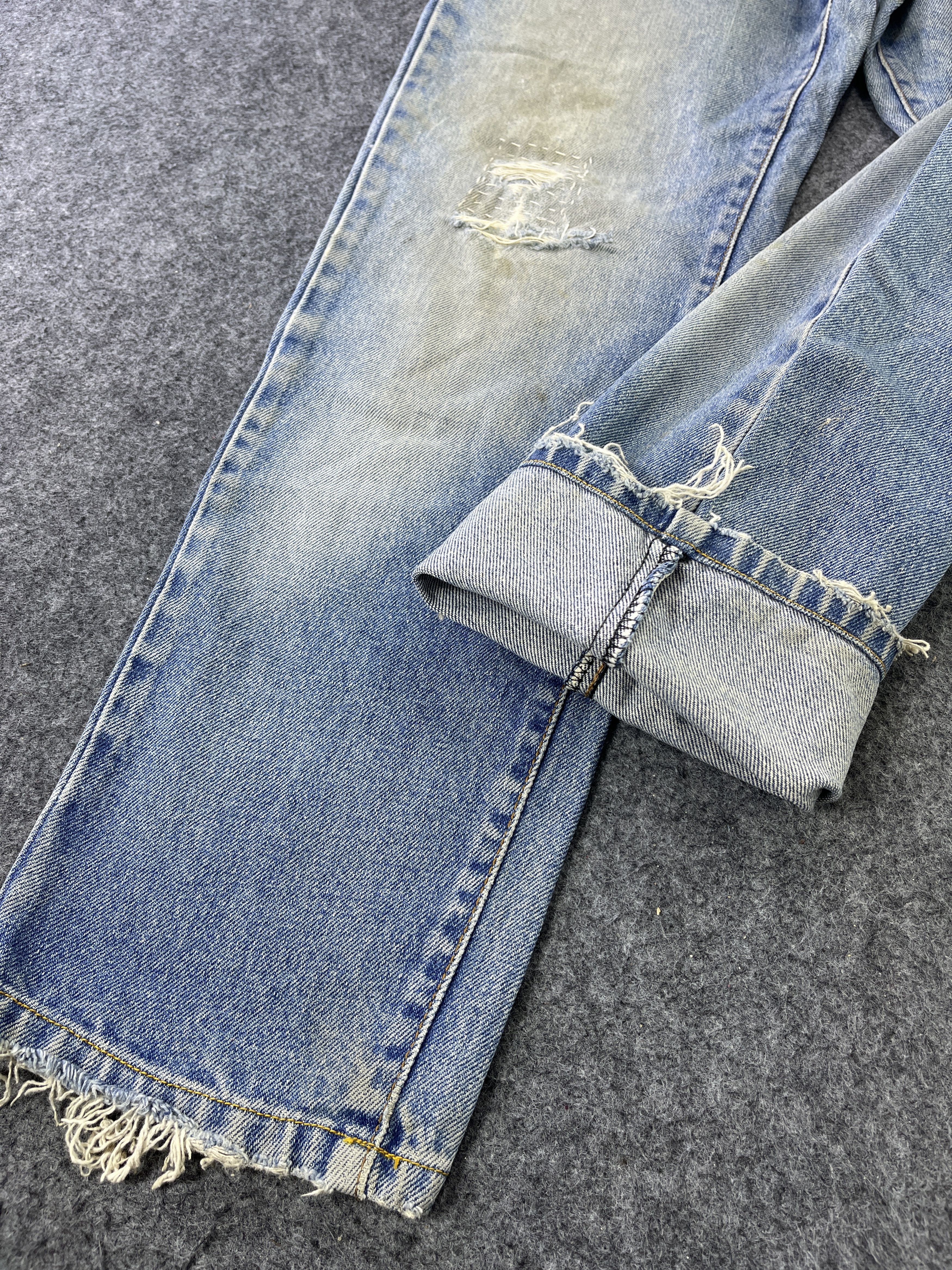 Edwin Edwin High Waisted Jeans Distressed Denim - J792 Size 28" / US 6 / IT 42 - 13 Thumbnail