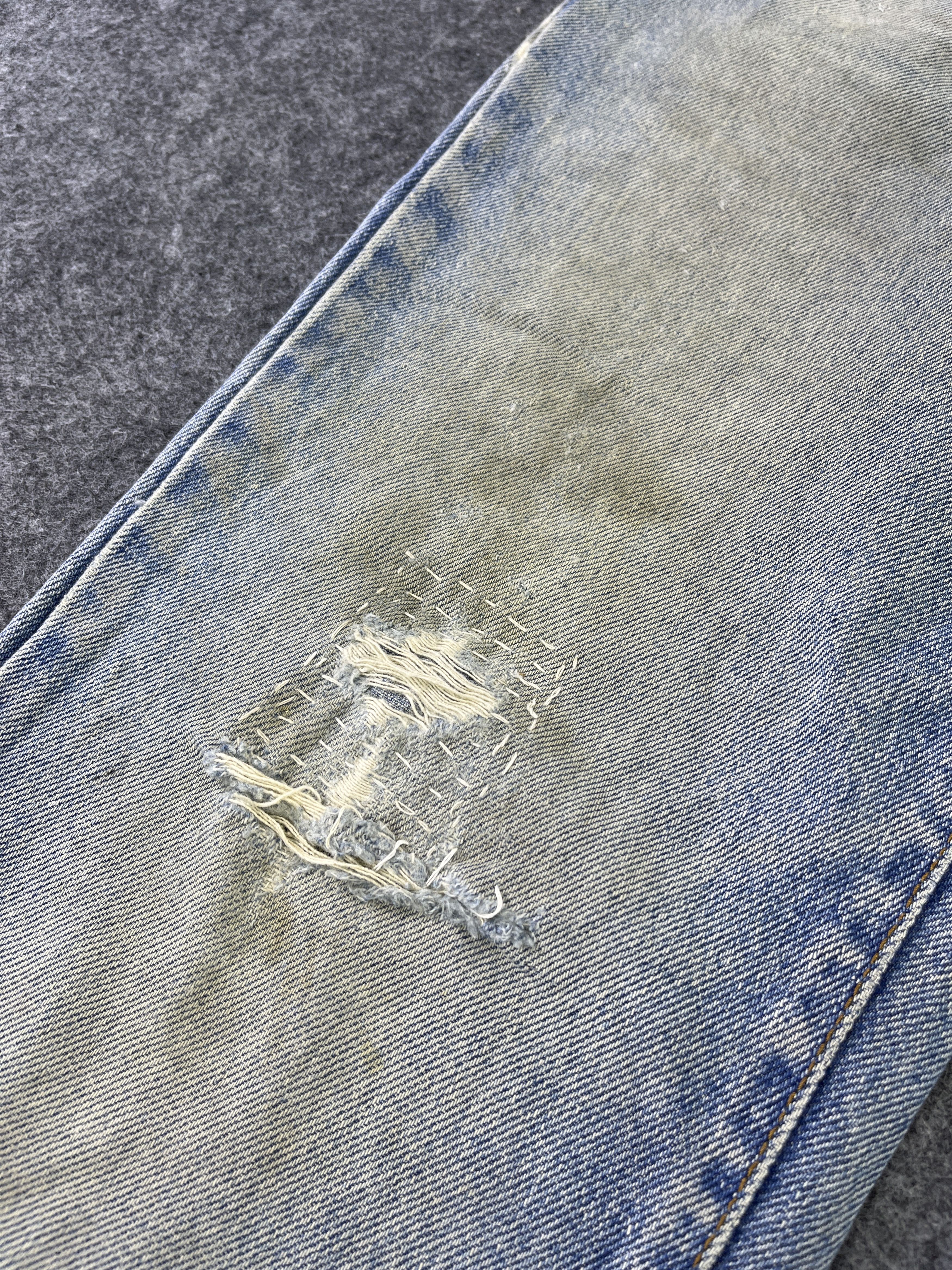 Edwin Edwin High Waisted Jeans Distressed Denim - J792 Size 28" / US 6 / IT 42 - 12 Thumbnail