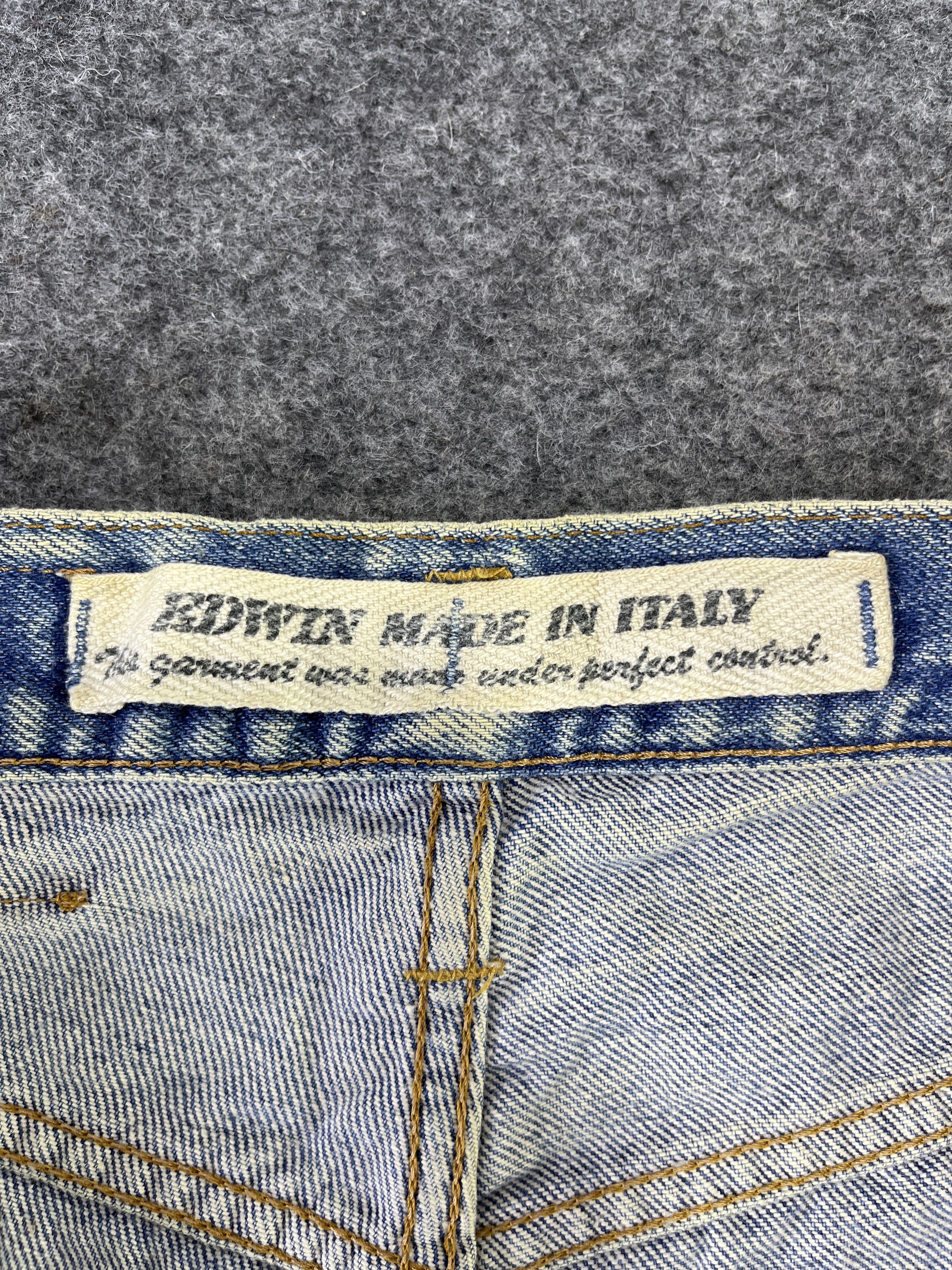 Edwin Edwin High Waisted Jeans Distressed Denim - J792 Size 28" / US 6 / IT 42 - 8 Thumbnail