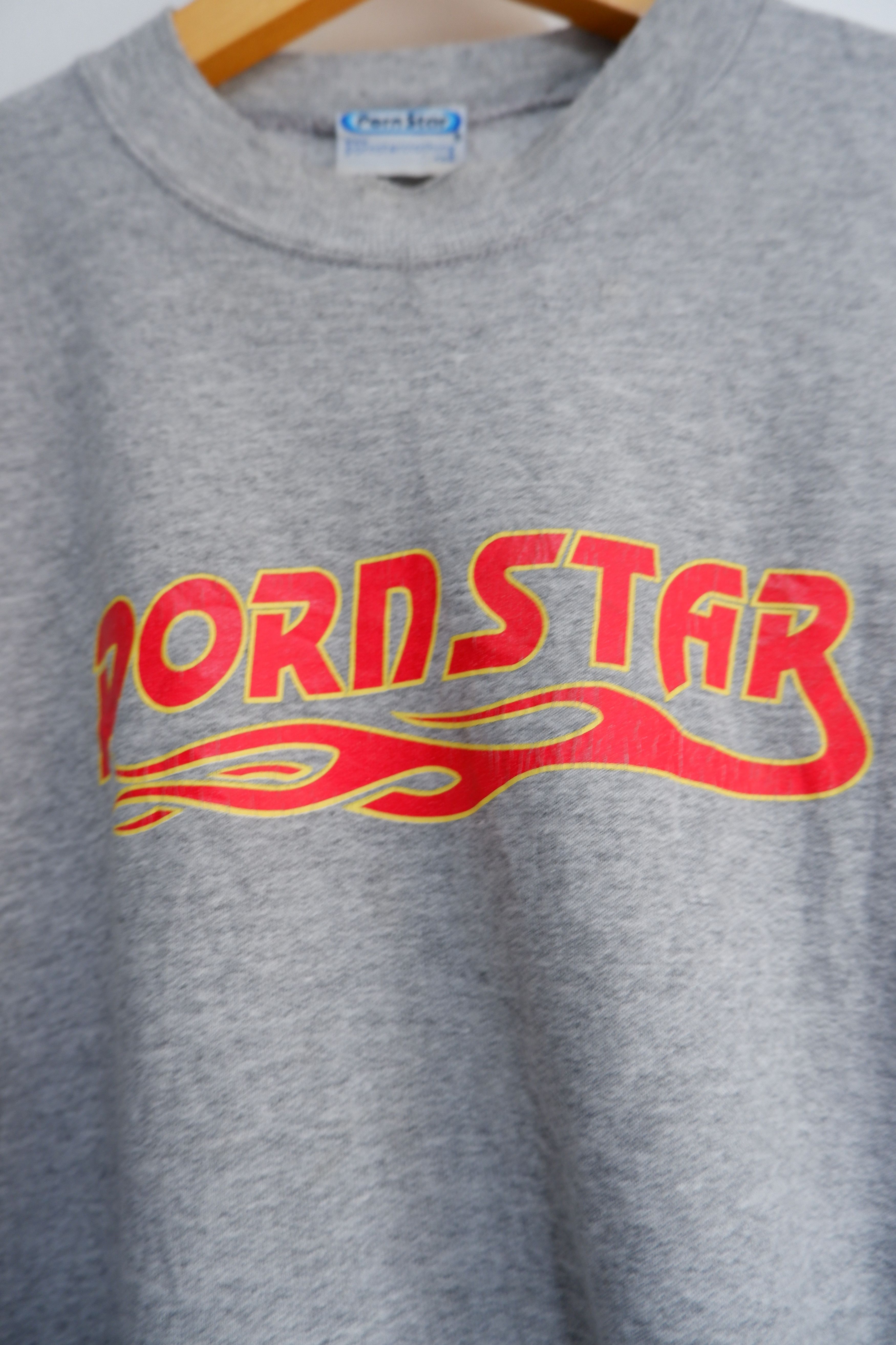 Hook-Ups Vintage 90s Skate Pornstar Flames Crewneck Size US L / EU 52-54 / 3 - 3 Thumbnail
