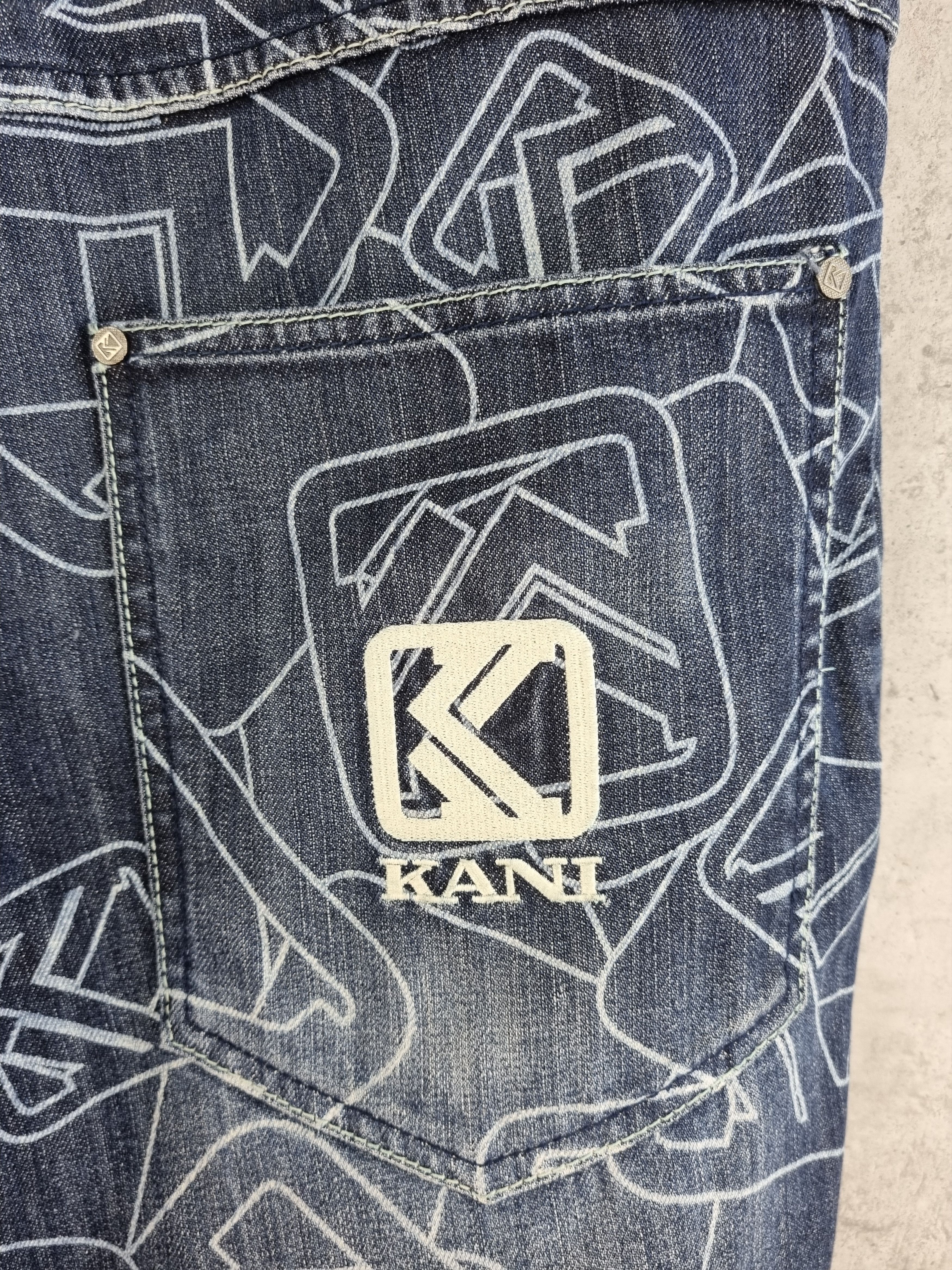 Karl Kani × Rap Tees Rare 90s Monogram Karl Kani Rare Denim Jeans Size US 30 / EU 46 - 5 Thumbnail