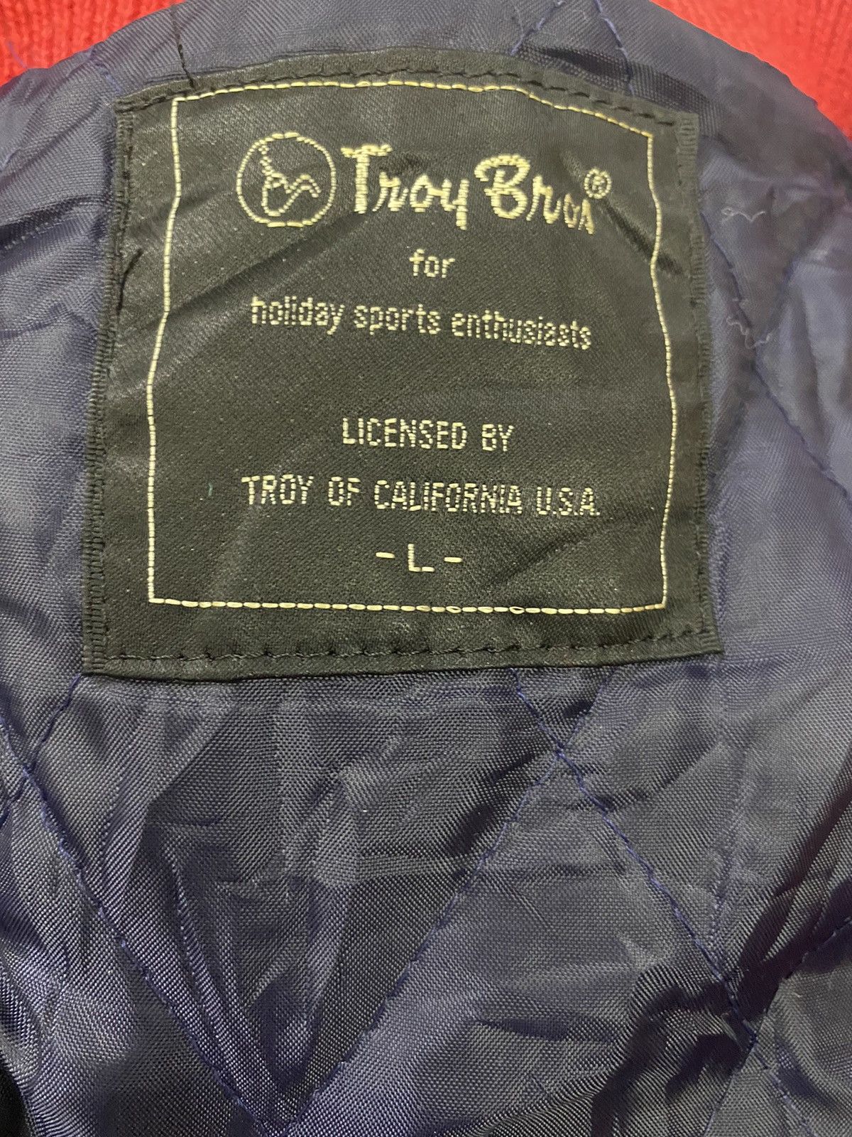 Japanese Brand Vintage 90s Troy Bros California Varsity Jacket Size US M / EU 48-50 / 2 - 6 Thumbnail