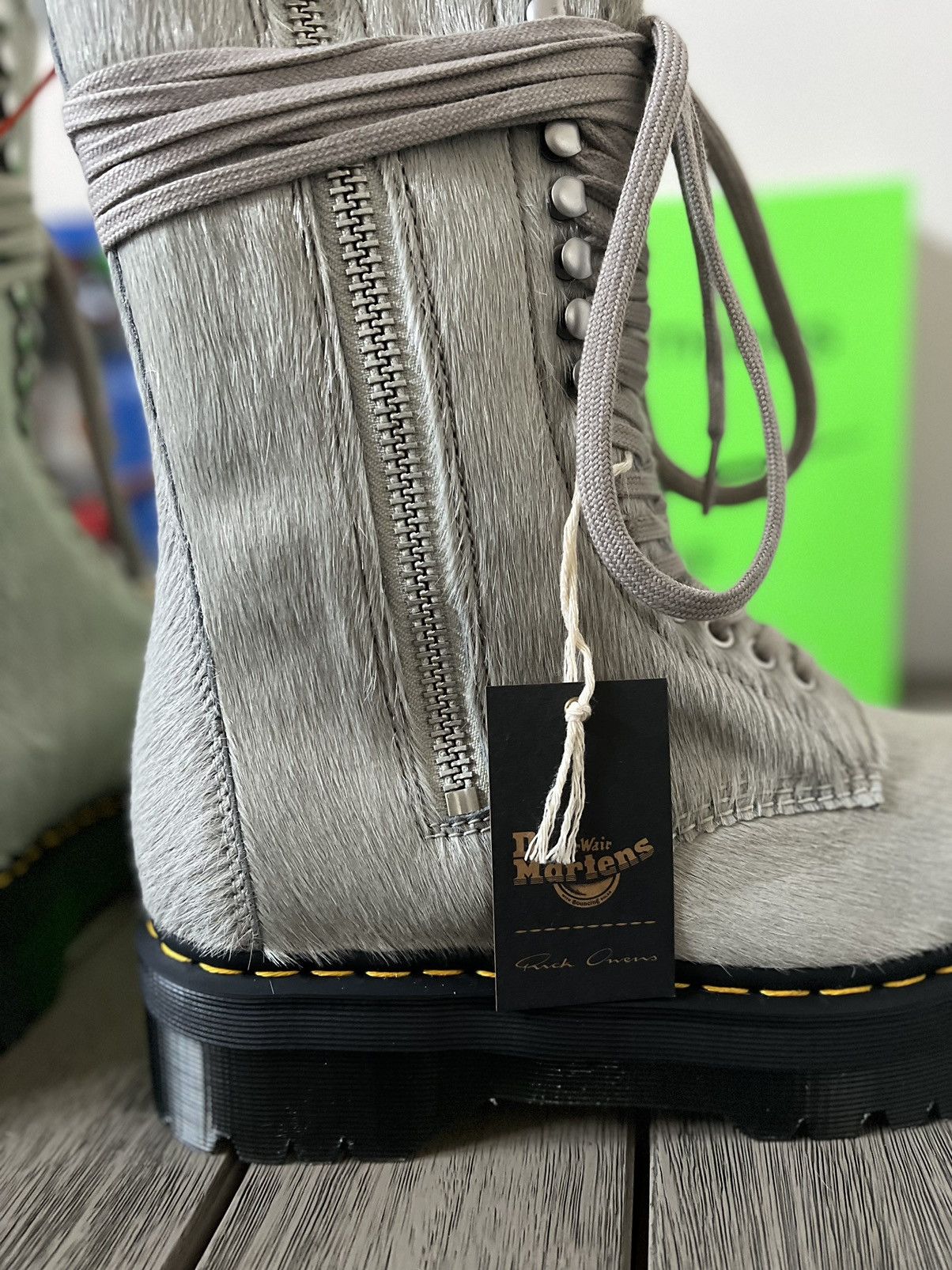 Dr. Martens × Rick Owens Rick Owens Dr Martens Pony Hair Boots Size US 10.5 / EU 43-44 - 8 Thumbnail