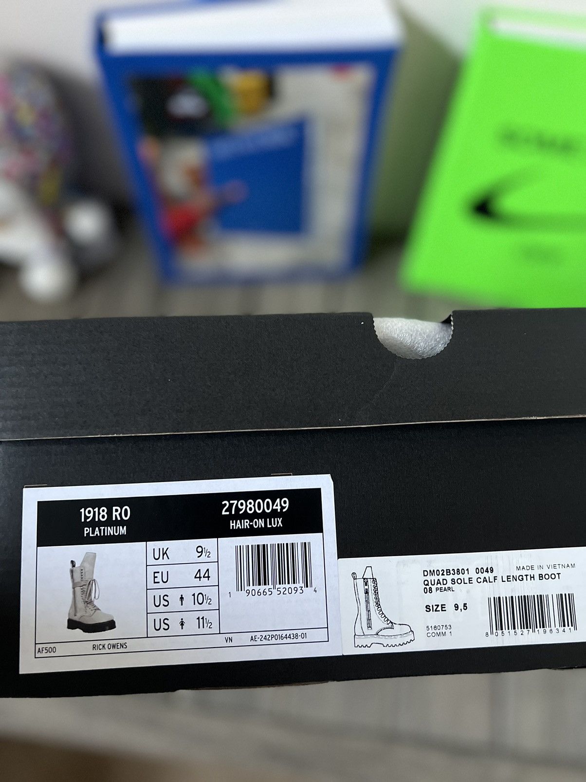 Dr. Martens × Rick Owens Rick Owens Dr Martens Pony Hair Boots Size US 10.5 / EU 43-44 - 12 Thumbnail