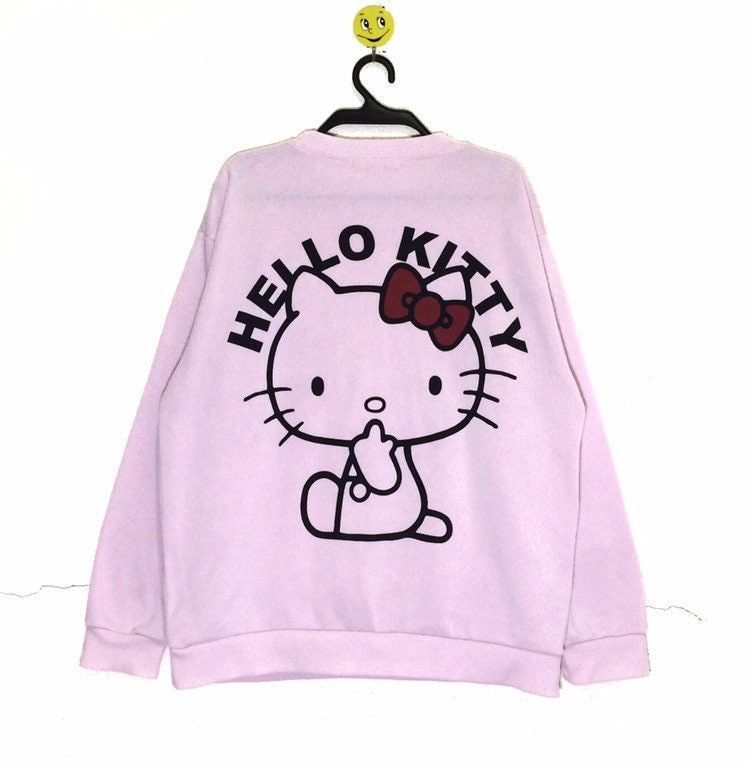 Cartoon Network Hello Kitty OverPrint Pullover Crewneck Jumper Jacket Size US M / EU 48-50 / 2 - 1 Thumbnail