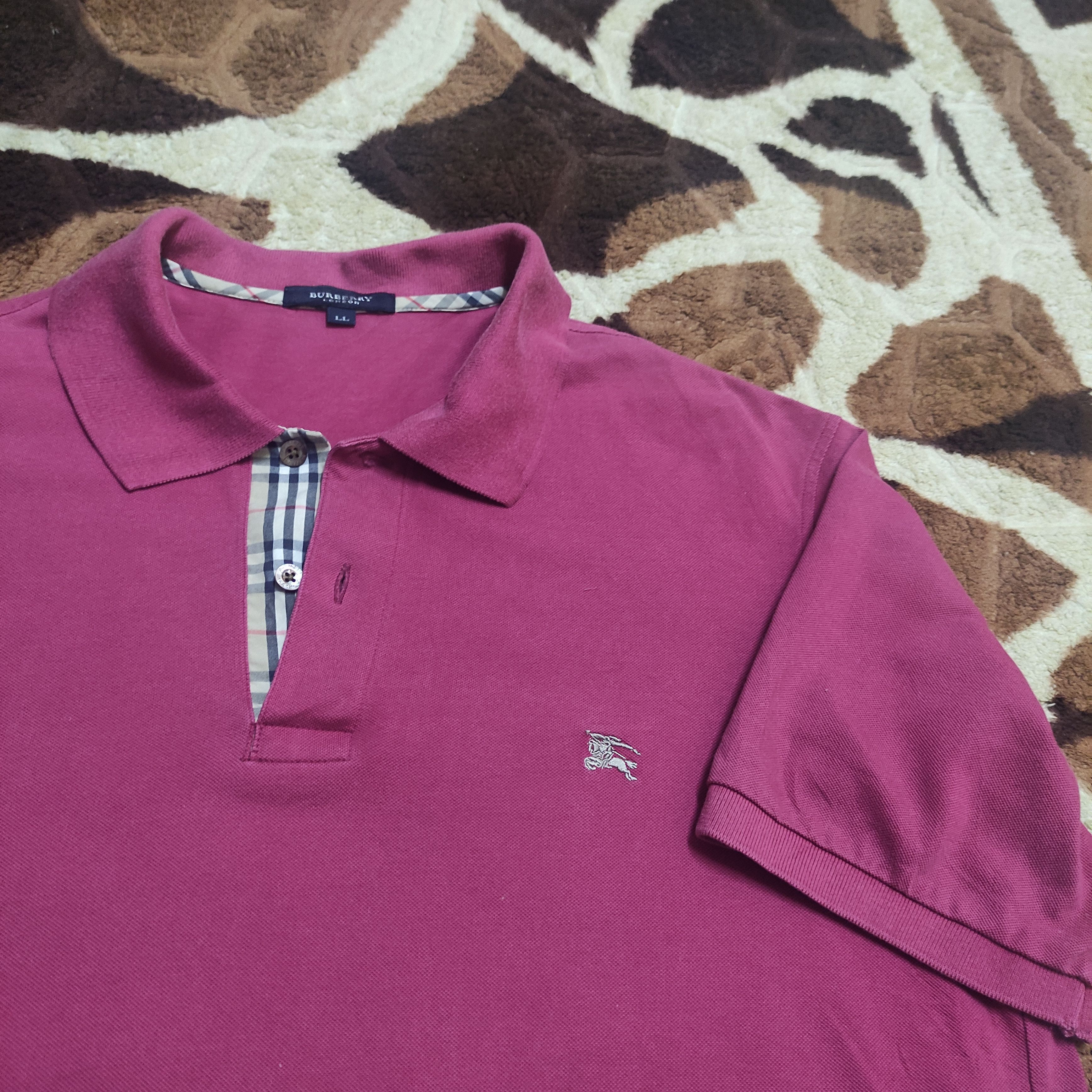Burberry × Vintage Vintage Burberrys Small logo Polos shirt Size US M / EU 48-50 / 2 - 1 Thumbnail