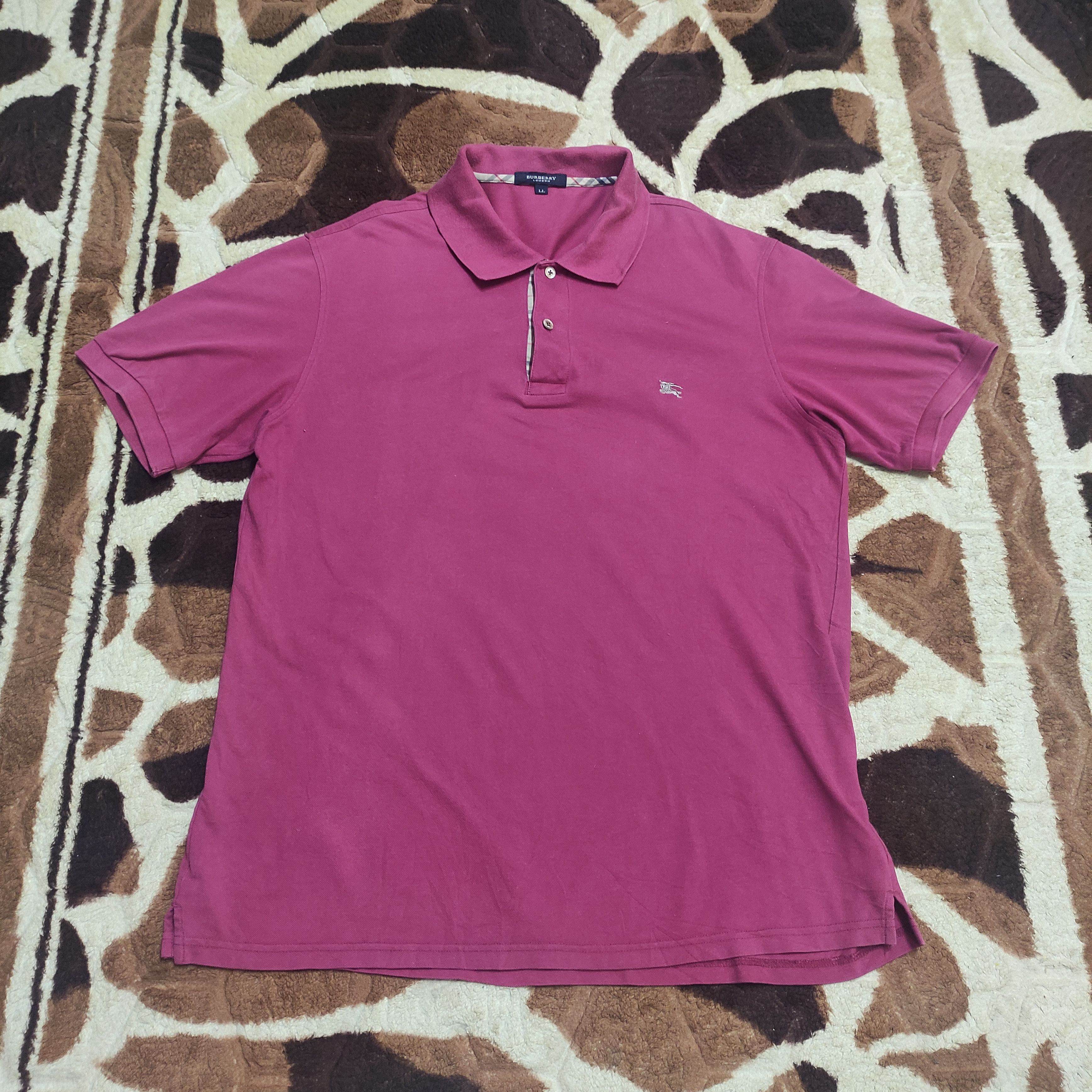 Burberry × Vintage Vintage Burberrys Small logo Polos shirt Size US M / EU 48-50 / 2 - 2 Thumbnail