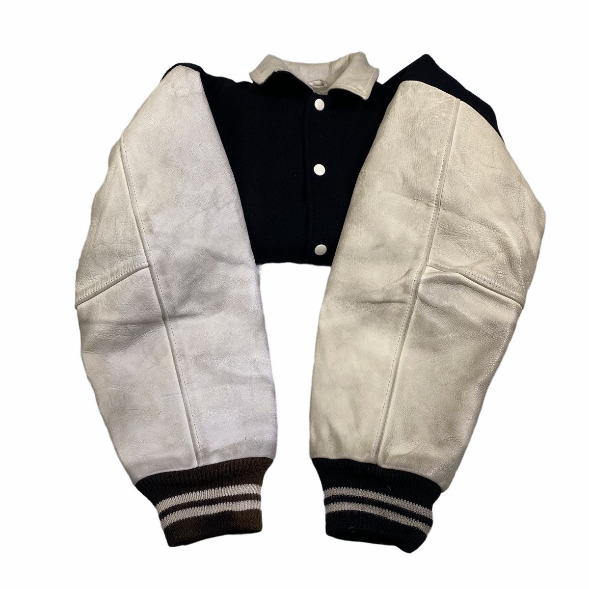 Macbeth Vintage MACBETH Ice Hockey Team Leather Varsity Jacket Size US M / EU 48-50 / 2 - 17 Thumbnail