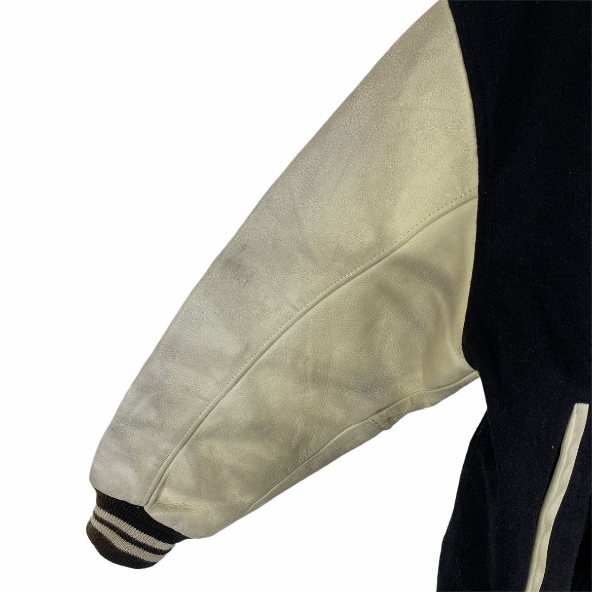 Macbeth Vintage MACBETH Ice Hockey Team Leather Varsity Jacket Size US M / EU 48-50 / 2 - 12 Thumbnail