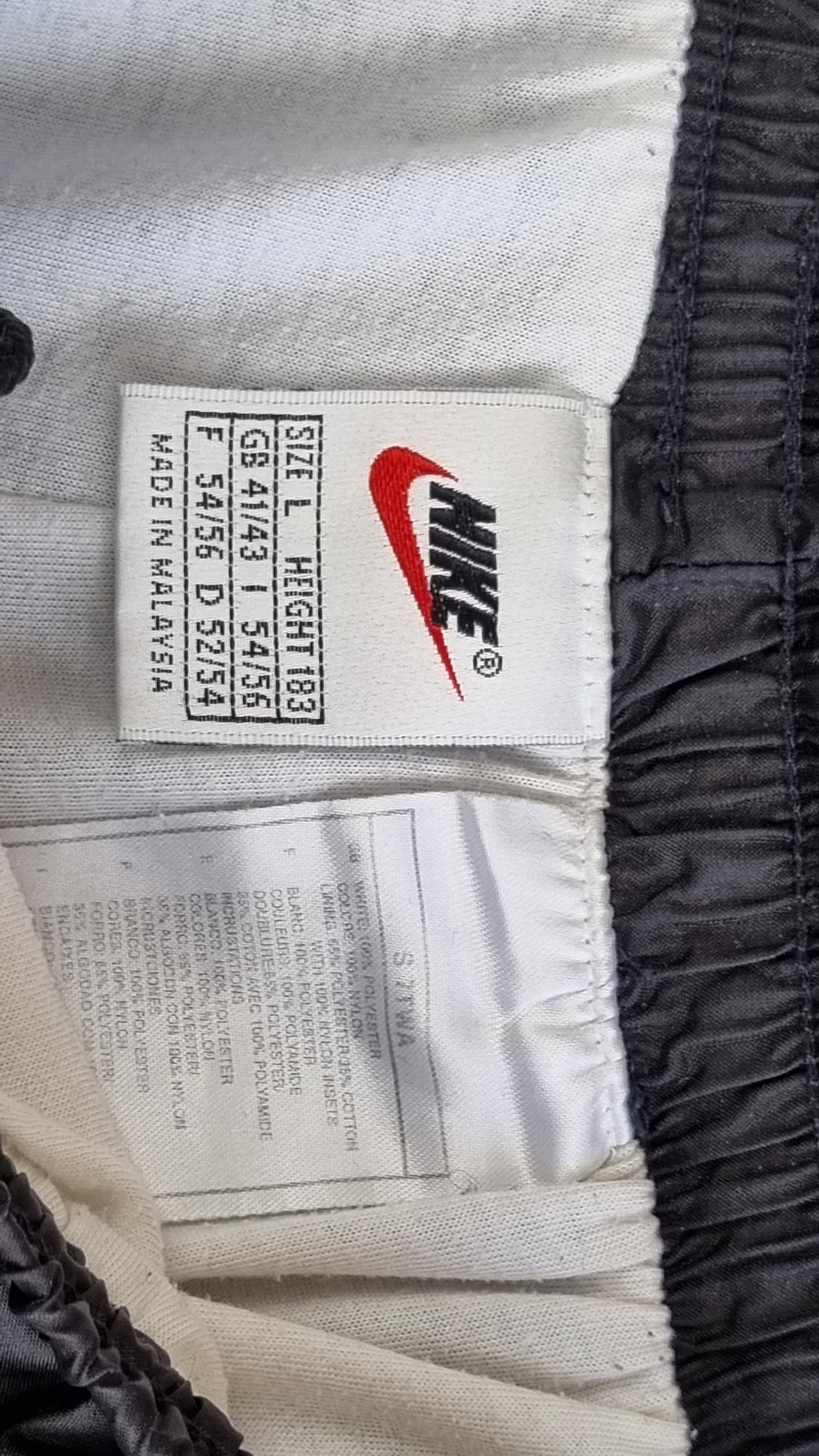 Nike × Vintage Rare 90s Full Black NIKE Sport Nylon Pants Size US 32 / EU 48 - 3 Thumbnail