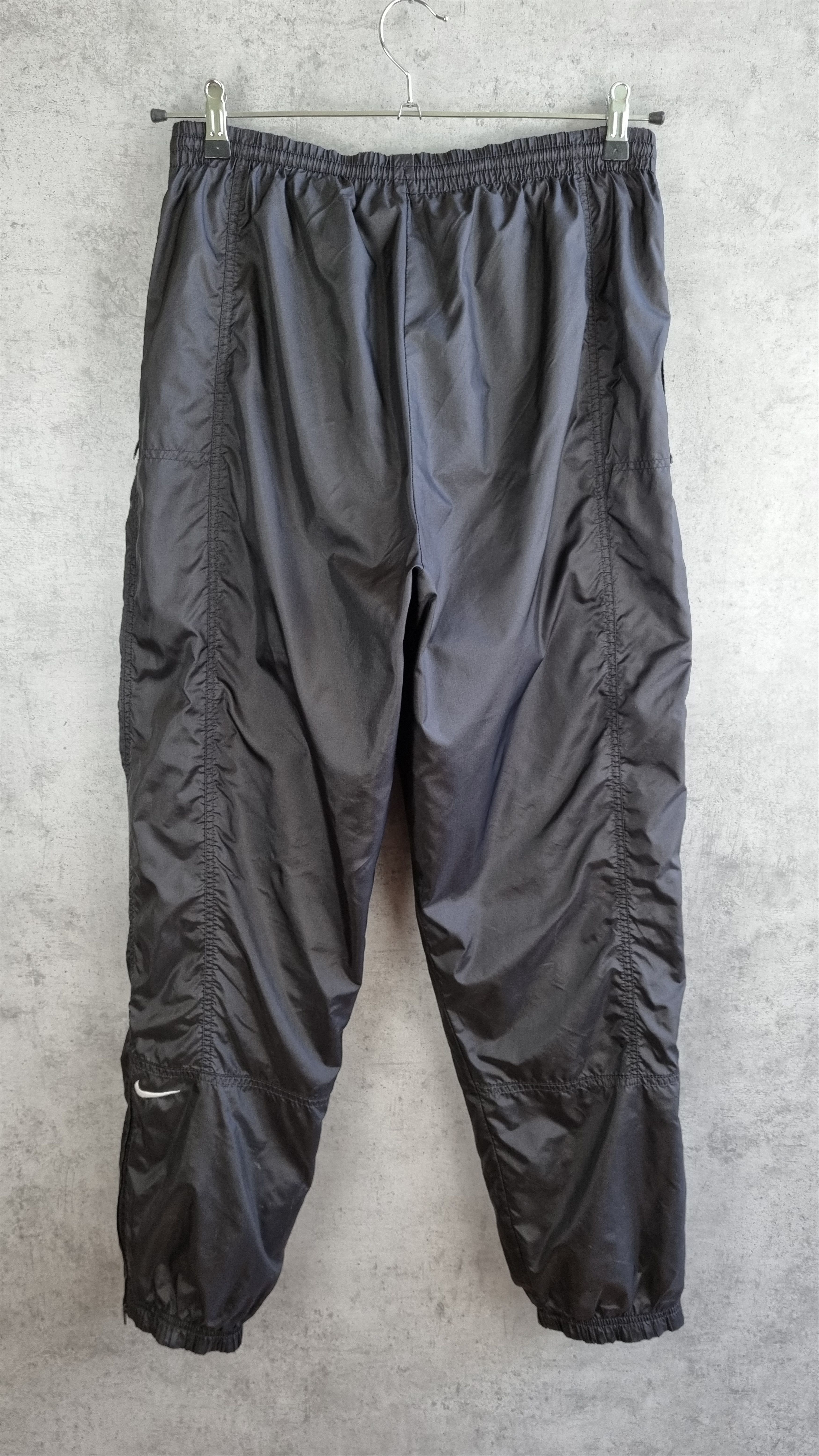 Nike × Vintage Rare 90s Full Black NIKE Sport Nylon Pants Size US 32 / EU 48 - 6 Thumbnail