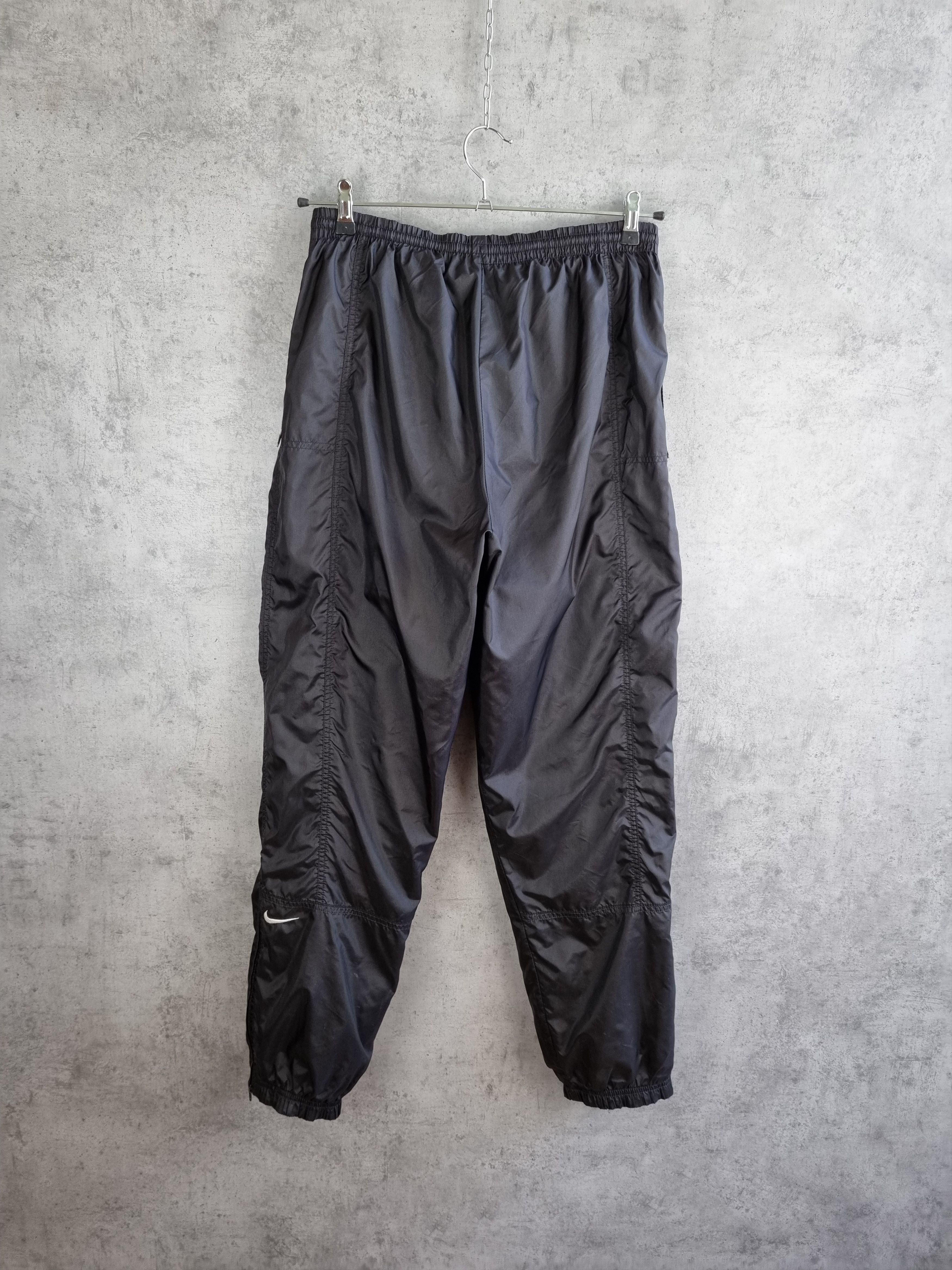Nike × Vintage Rare 90s Full Black NIKE Sport Nylon Pants Size US 32 / EU 48 - 11 Thumbnail