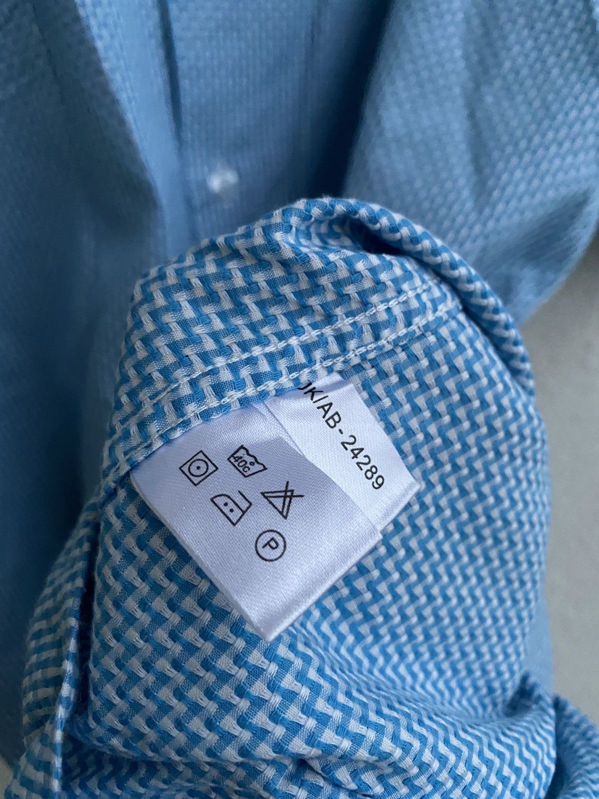 Yves Saint Laurent Summer YSL Shirt Blue Cotton Size US M / EU 48-50 / 2 - 10 Thumbnail