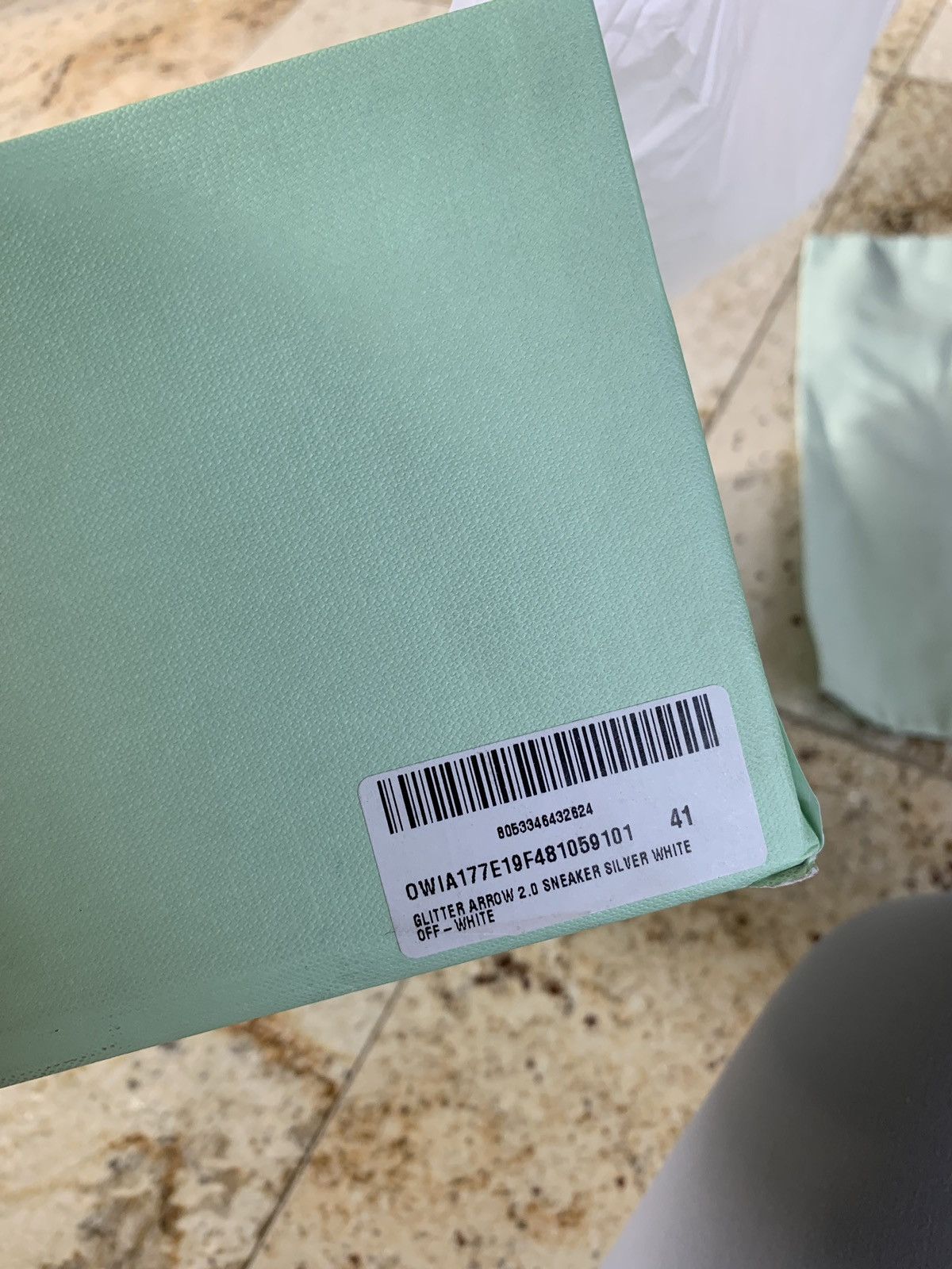 Off-White o1rshd1 Glitter 2.0 Sneakers in Silver Size US 8 / EU 41 - 14 Thumbnail
