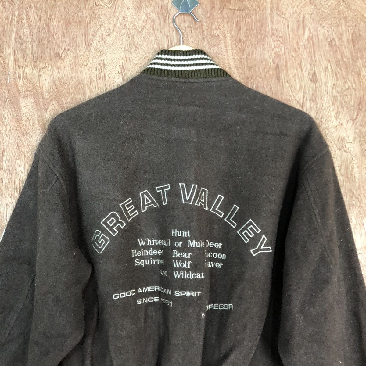 McGregor DL McGregor vintage Brown Varsity Jacket #1689 Size US M / EU 48-50 / 2 - 14 Thumbnail