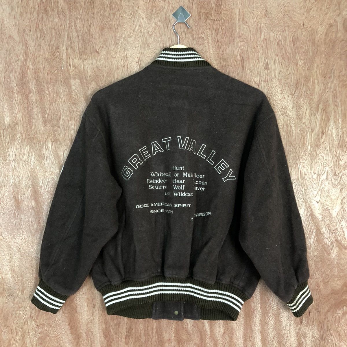 McGregor DL McGregor vintage Brown Varsity Jacket #1689 Size US M / EU 48-50 / 2 - 15 Thumbnail