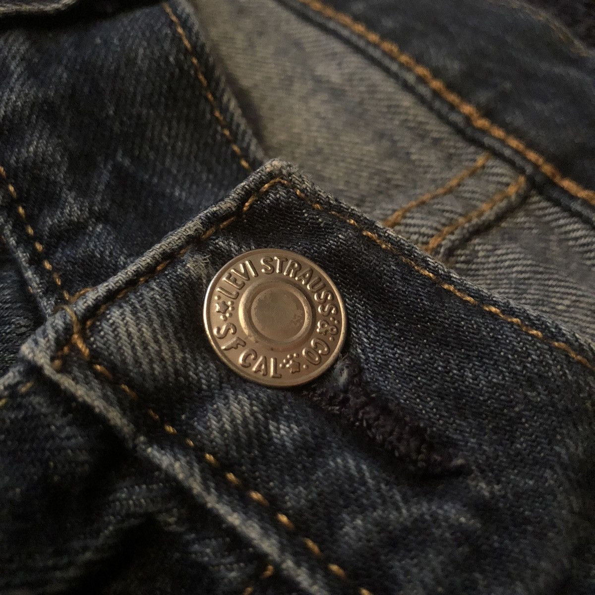 Levi's Vintage Levi’s 511 Big E Straight Fit Blue Denim Jeans 34x27 Size US 34 / EU 50 - 9 Thumbnail