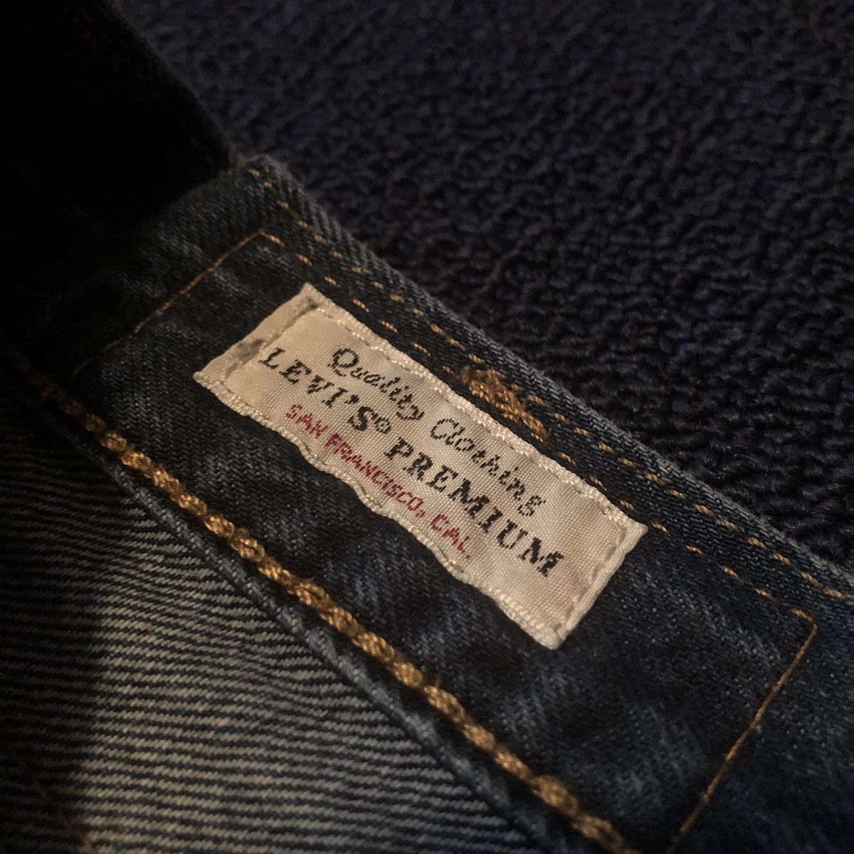 Levi's Vintage Levi’s 511 Big E Straight Fit Blue Denim Jeans 34x27 Size US 34 / EU 50 - 11 Thumbnail