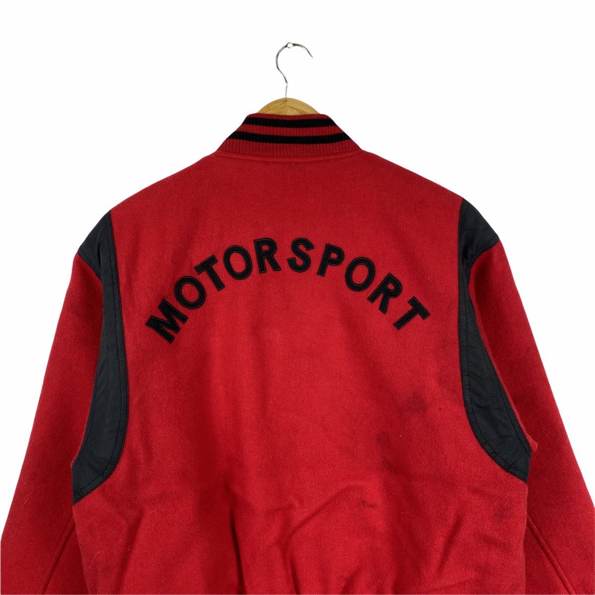 Sports Specialties Vintage BRIDGESTONE Motorsport Racing Wool Varsity Jacket Size US L / EU 52-54 / 3 - 6 Thumbnail