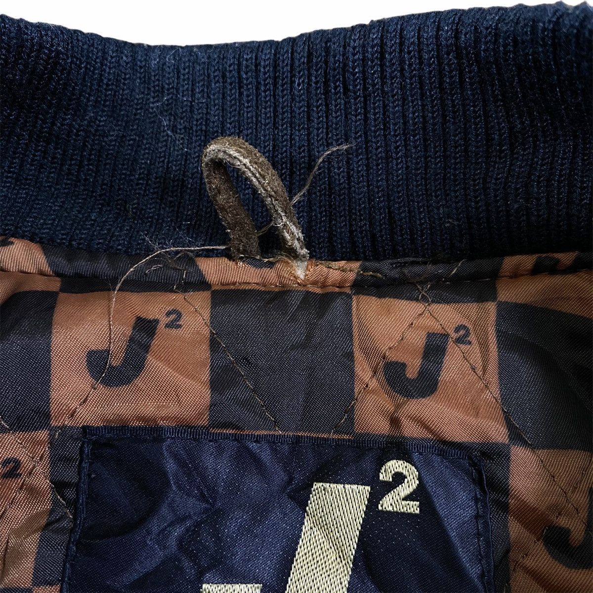 Mr. Junko Vintage MR JUNKO JEANS Japanese Suede Leather Varsity Jacket Size US L / EU 52-54 / 3 - 12 Thumbnail