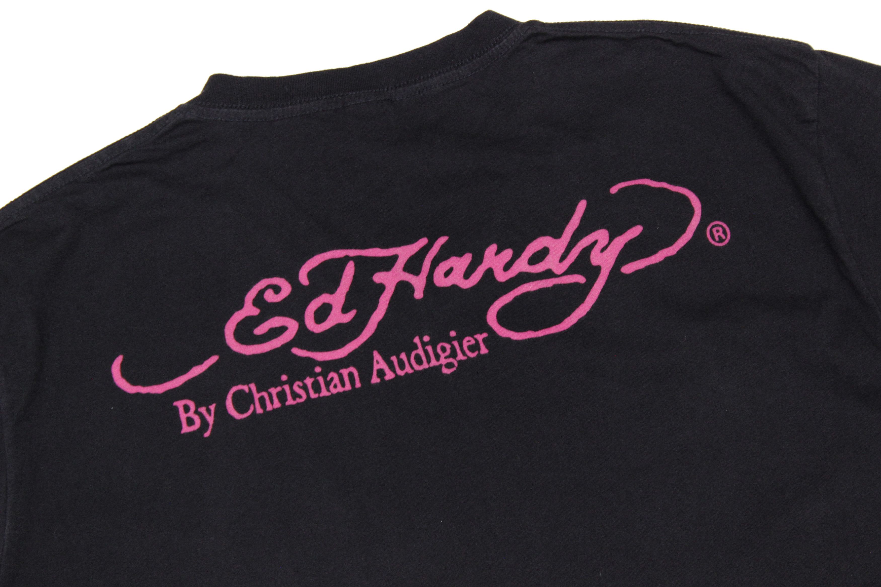 Christian Audigier Big Logo T-Shirt Made in USA Size US XXL / EU 58 / 5 - 5 Thumbnail