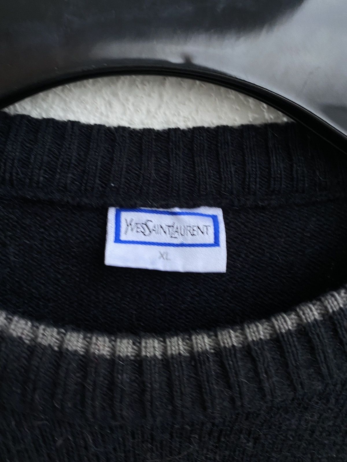 Yves Saint Laurent 90’s YSL Sweater Wool Vintage Yves Saint Laurent Sweatshirt Size US XL / EU 56 / 4 - 3 Thumbnail