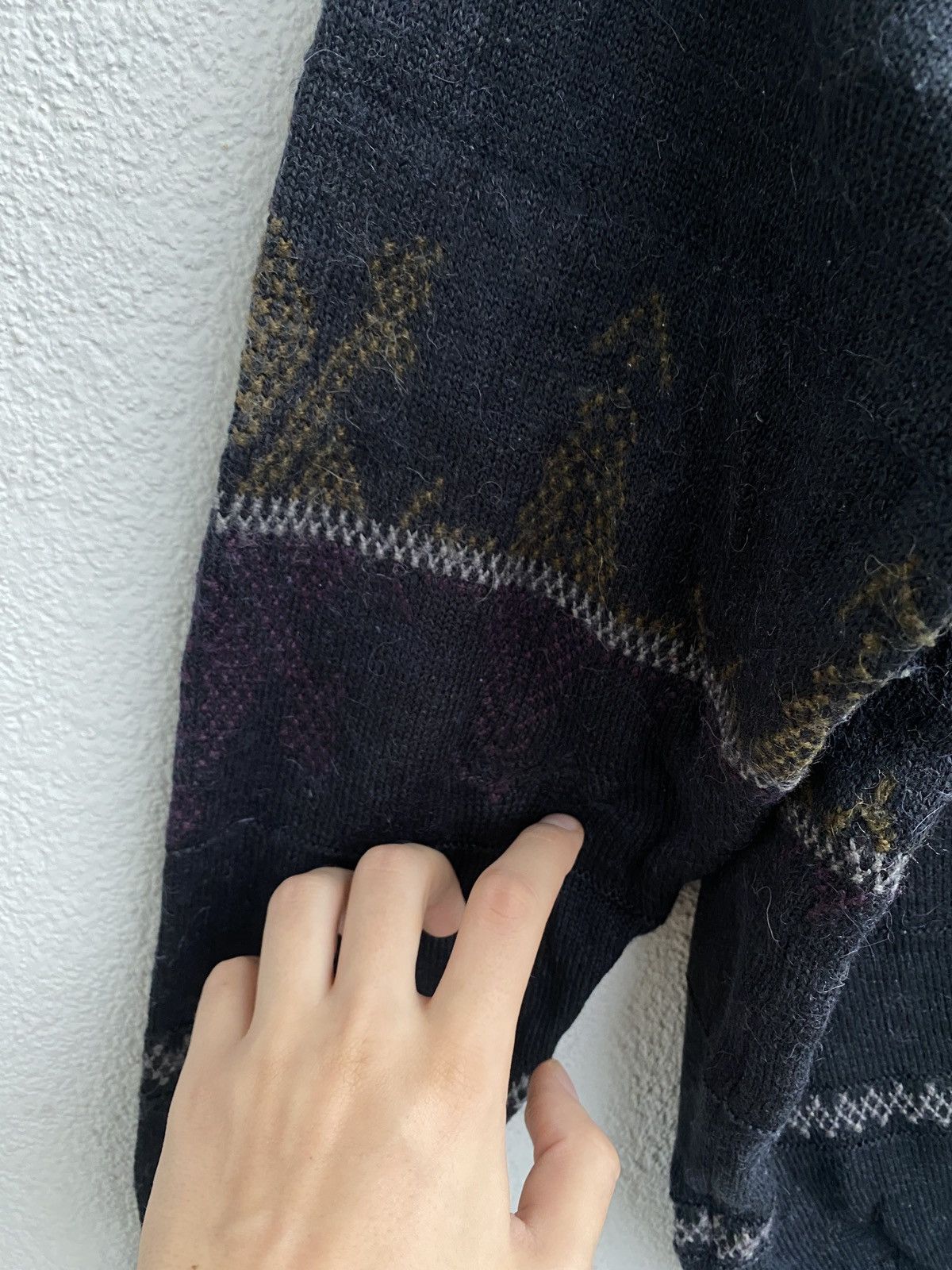 Yves Saint Laurent 90’s YSL Sweater Wool Vintage Yves Saint Laurent Sweatshirt Size US XL / EU 56 / 4 - 18 Thumbnail