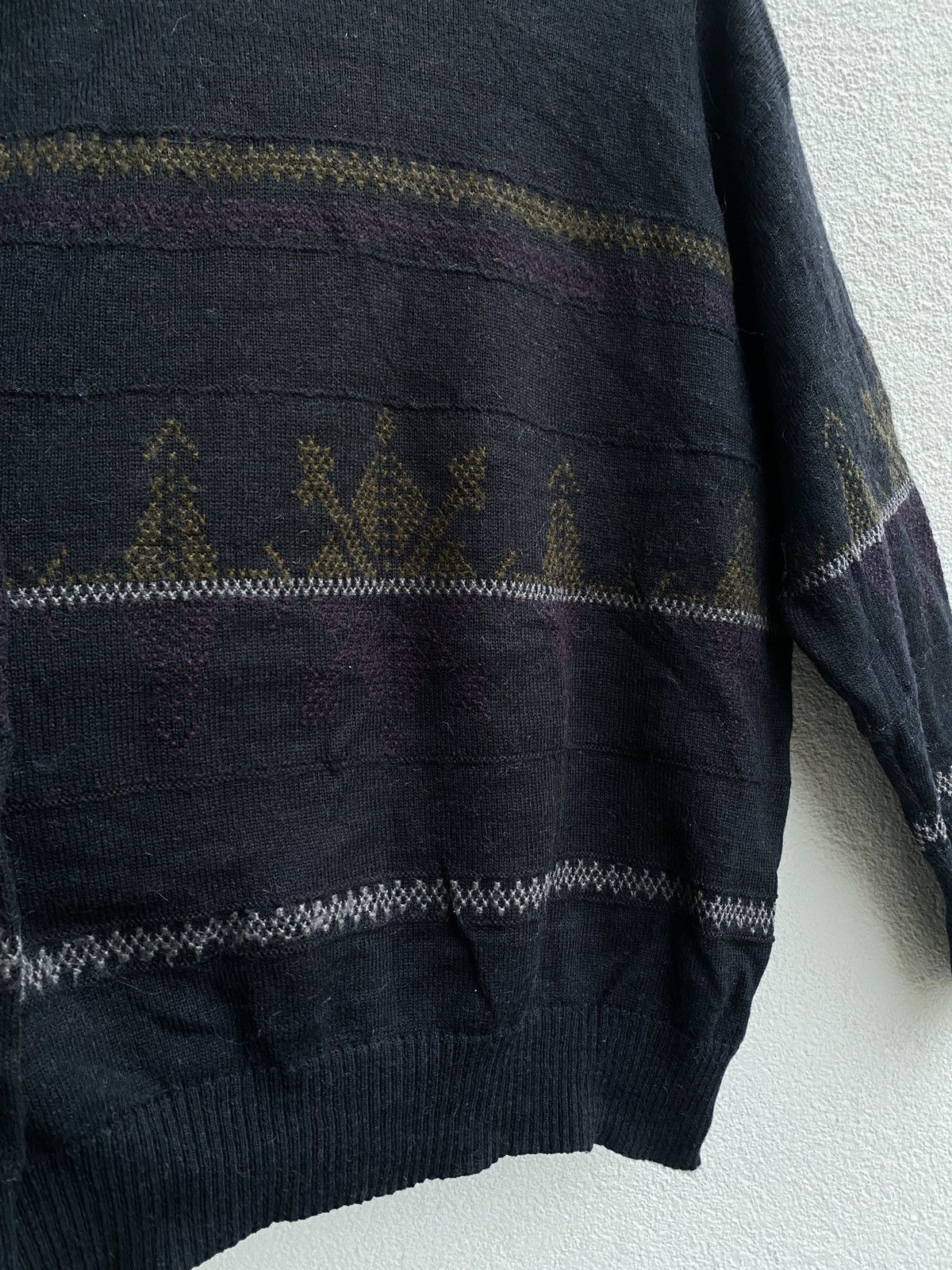 Yves Saint Laurent 90’s YSL Sweater Wool Vintage Yves Saint Laurent Sweatshirt Size US XL / EU 56 / 4 - 7 Thumbnail