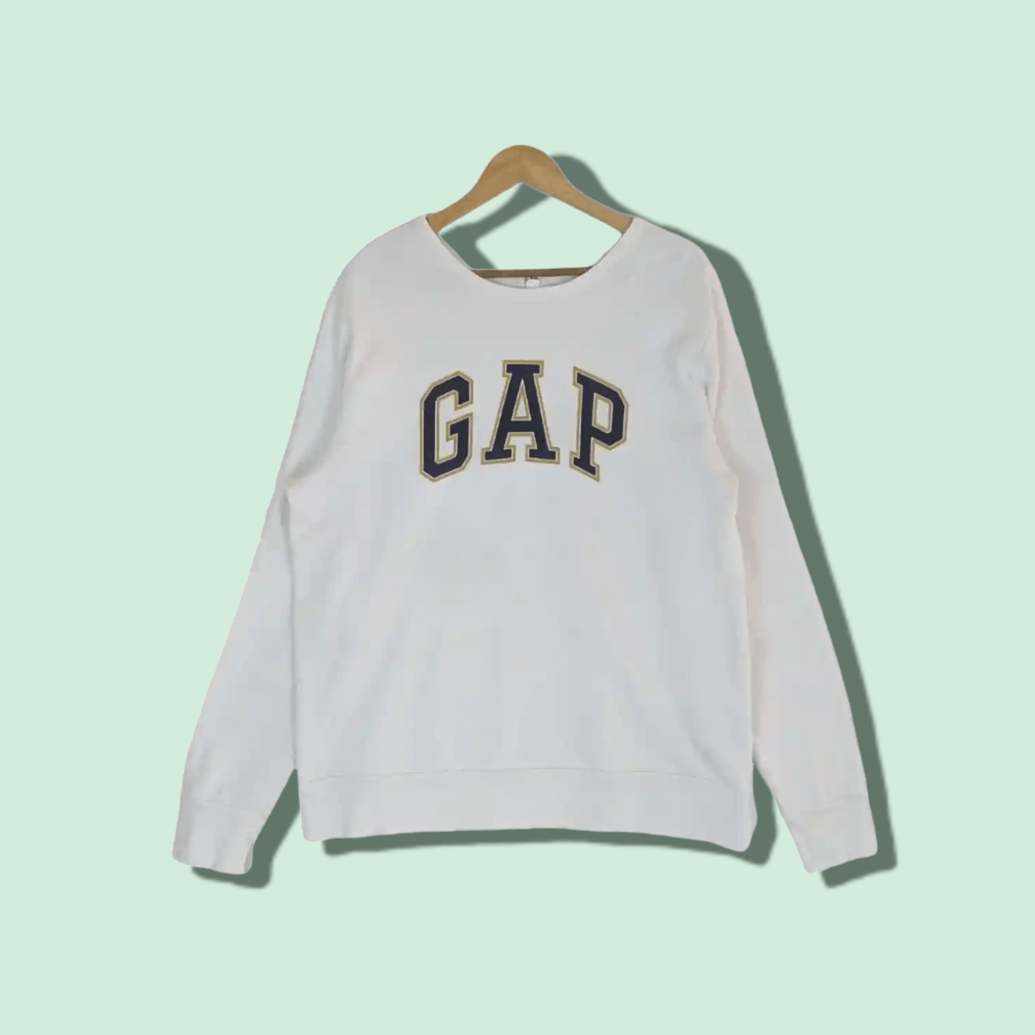 Gap GAP Big Spell Out Crewneck Jumper Sweatshirt Size L / US 10 / IT 46 - 1 Thumbnail