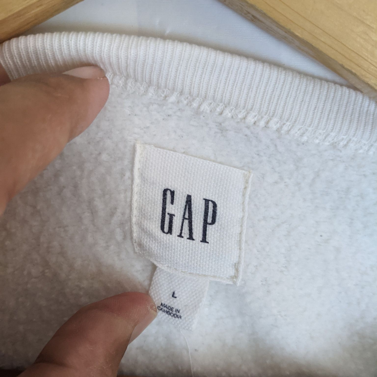 Gap GAP Big Spell Out Crewneck Jumper Sweatshirt Size L / US 10 / IT 46 - 8 Thumbnail