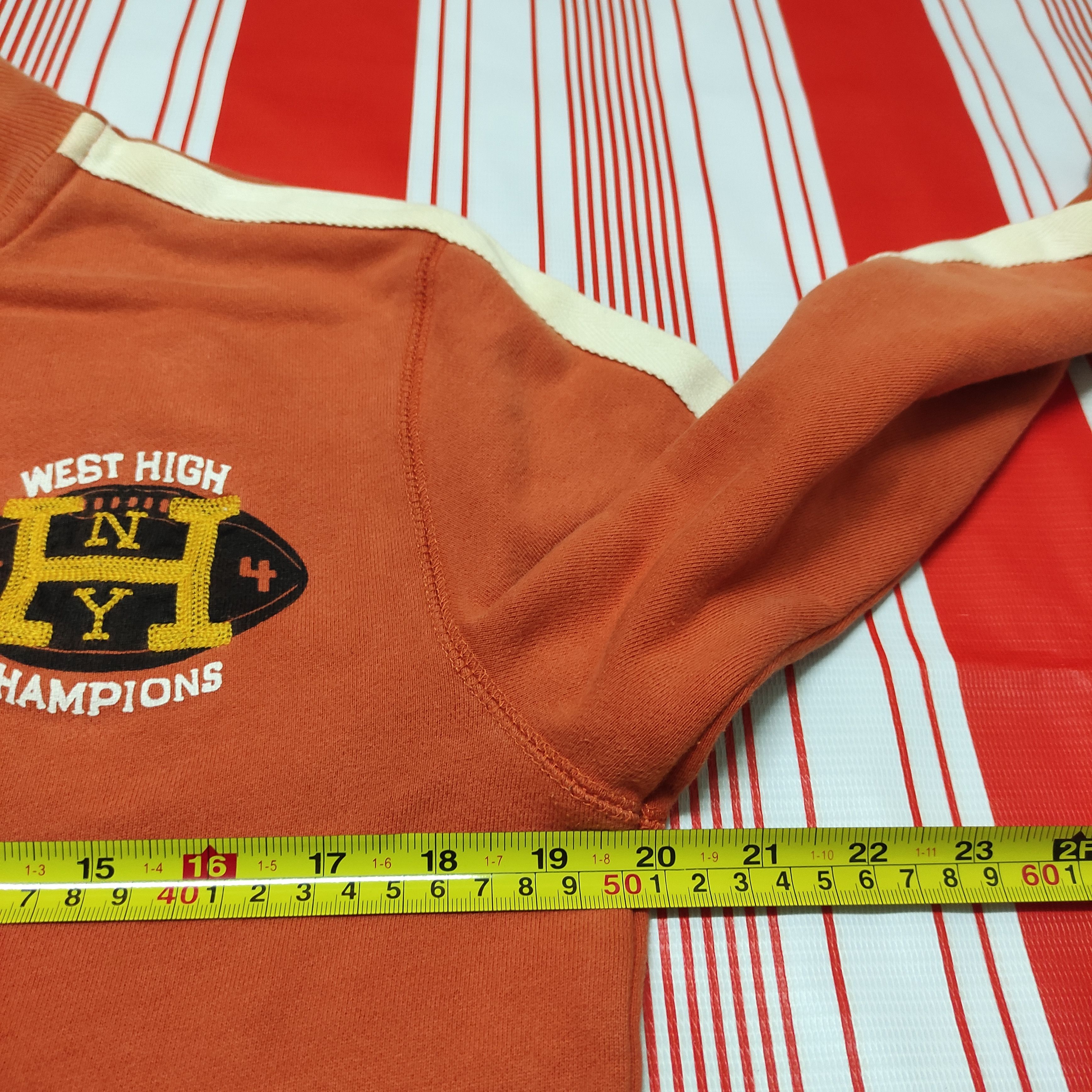 Tommy Hilfiger × Vintage Tommy hilfiger West High championsRugbysweater Size US S / EU 44-46 / 1 - 5 Thumbnail
