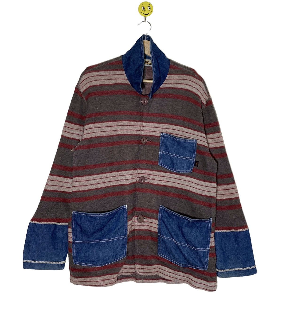 Hysteric Glamour Vintage Hysteric Glamour Wool Denim Workwear Japanese Jacket Size US M / EU 48-50 / 2 - 1 Thumbnail