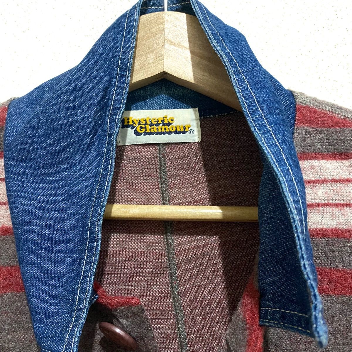 Hysteric Glamour Vintage Hysteric Glamour Wool Denim Workwear Japanese Jacket Size US M / EU 48-50 / 2 - 5 Thumbnail