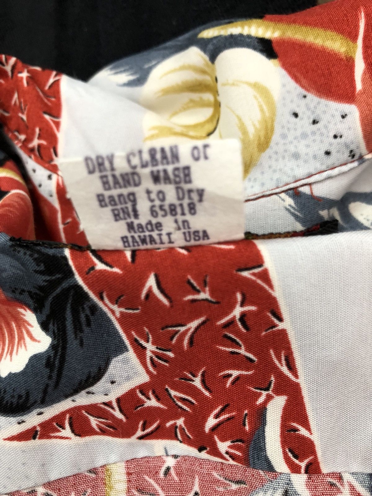 Vintage 80s 90s Pineapple Juice Taro Leaves Rayon Hawaiian Shirt Size US M / EU 48-50 / 2 - 14 Thumbnail
