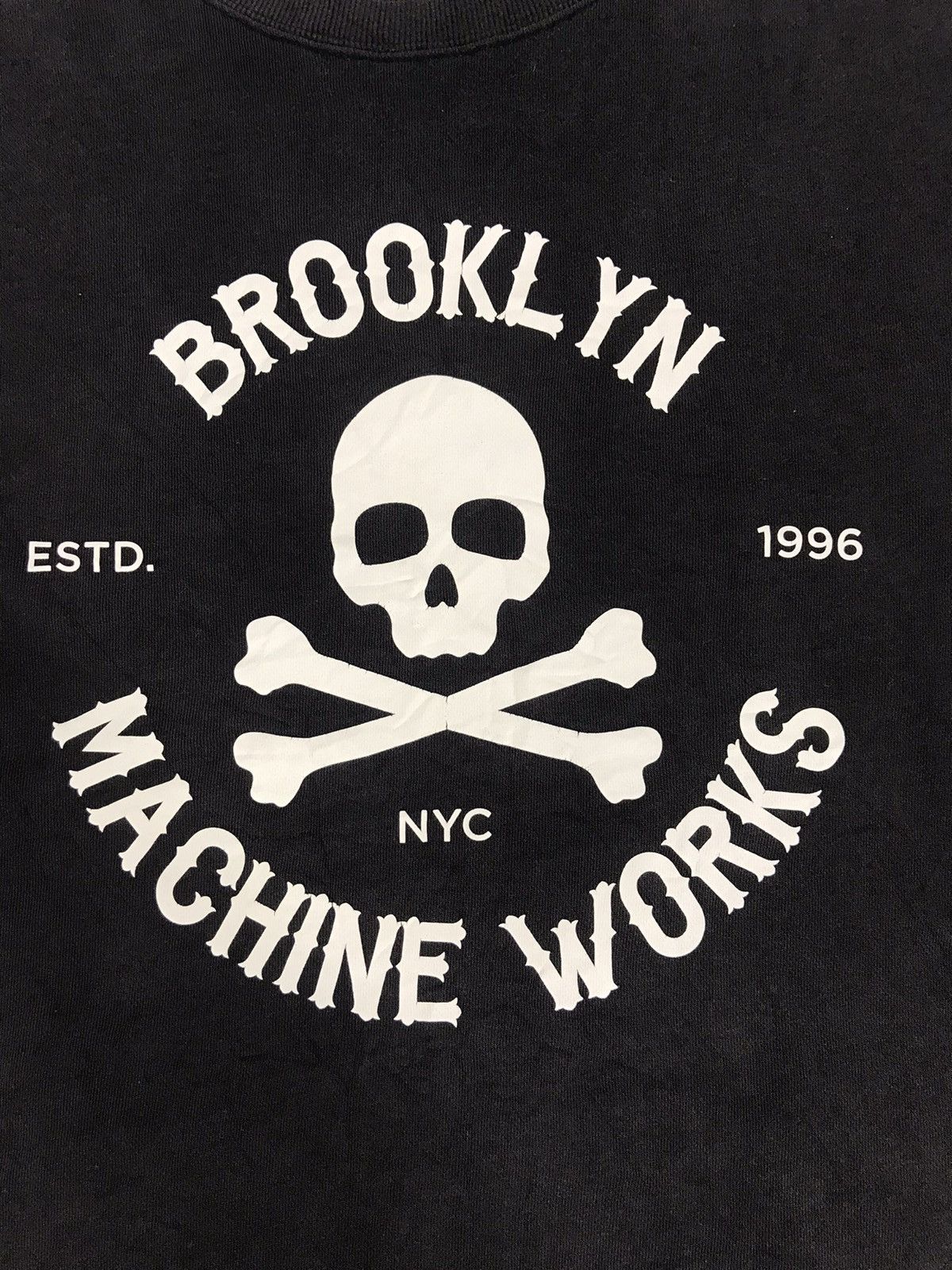 Skulls Brooklyn Machine Works NYC Sweatshirt Jacket Skull Art Grailed