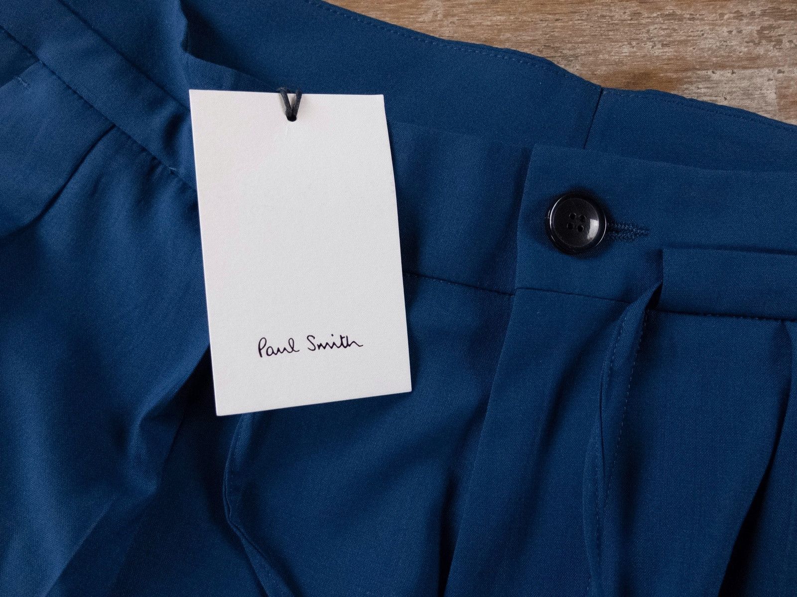 Paul Smith PAUL SMITH mainline pleated blue wool shorts -Size 30 - NWT Size US 30 / EU 46 - 5 Thumbnail