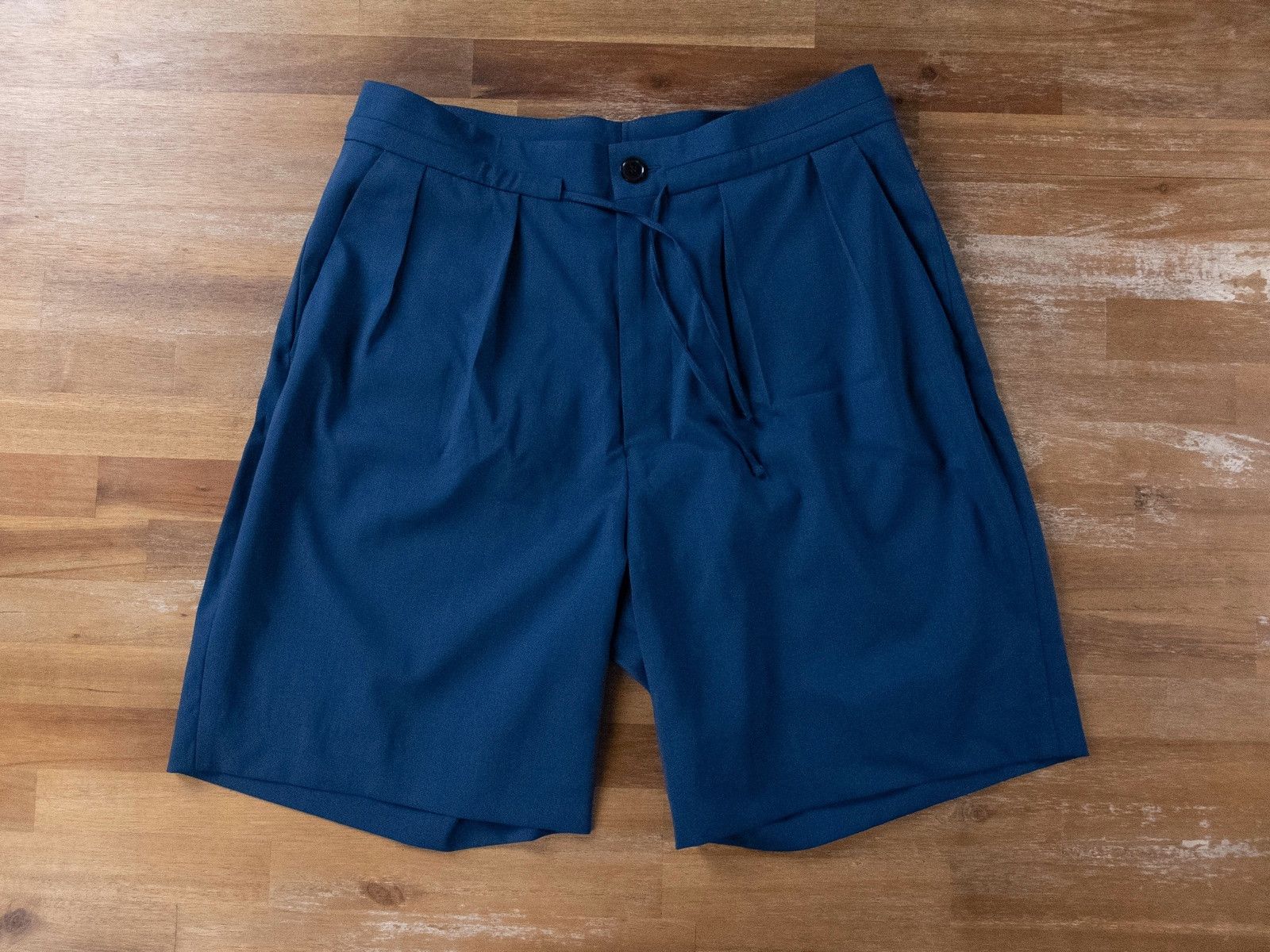 Paul Smith PAUL SMITH mainline pleated blue wool shorts -Size 30 - NWT Size US 30 / EU 46 - 4 Thumbnail