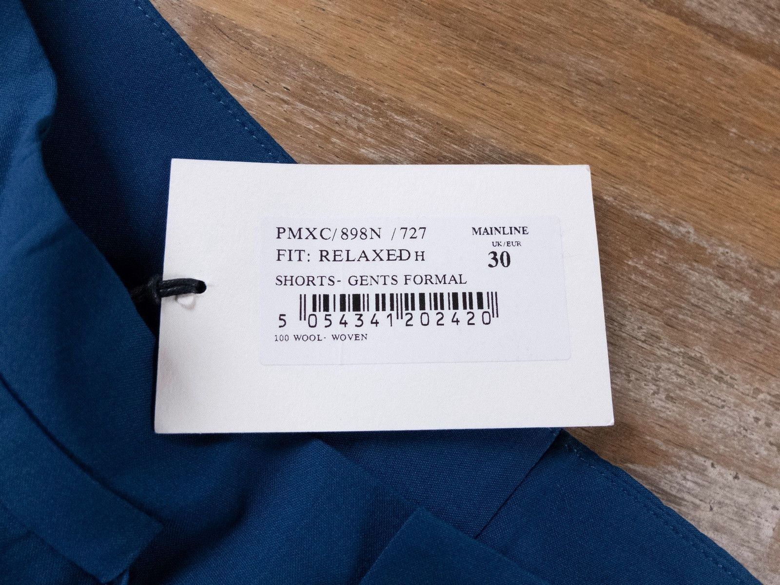 Paul Smith PAUL SMITH mainline pleated blue wool shorts -Size 30 - NWT Size US 30 / EU 46 - 6 Thumbnail