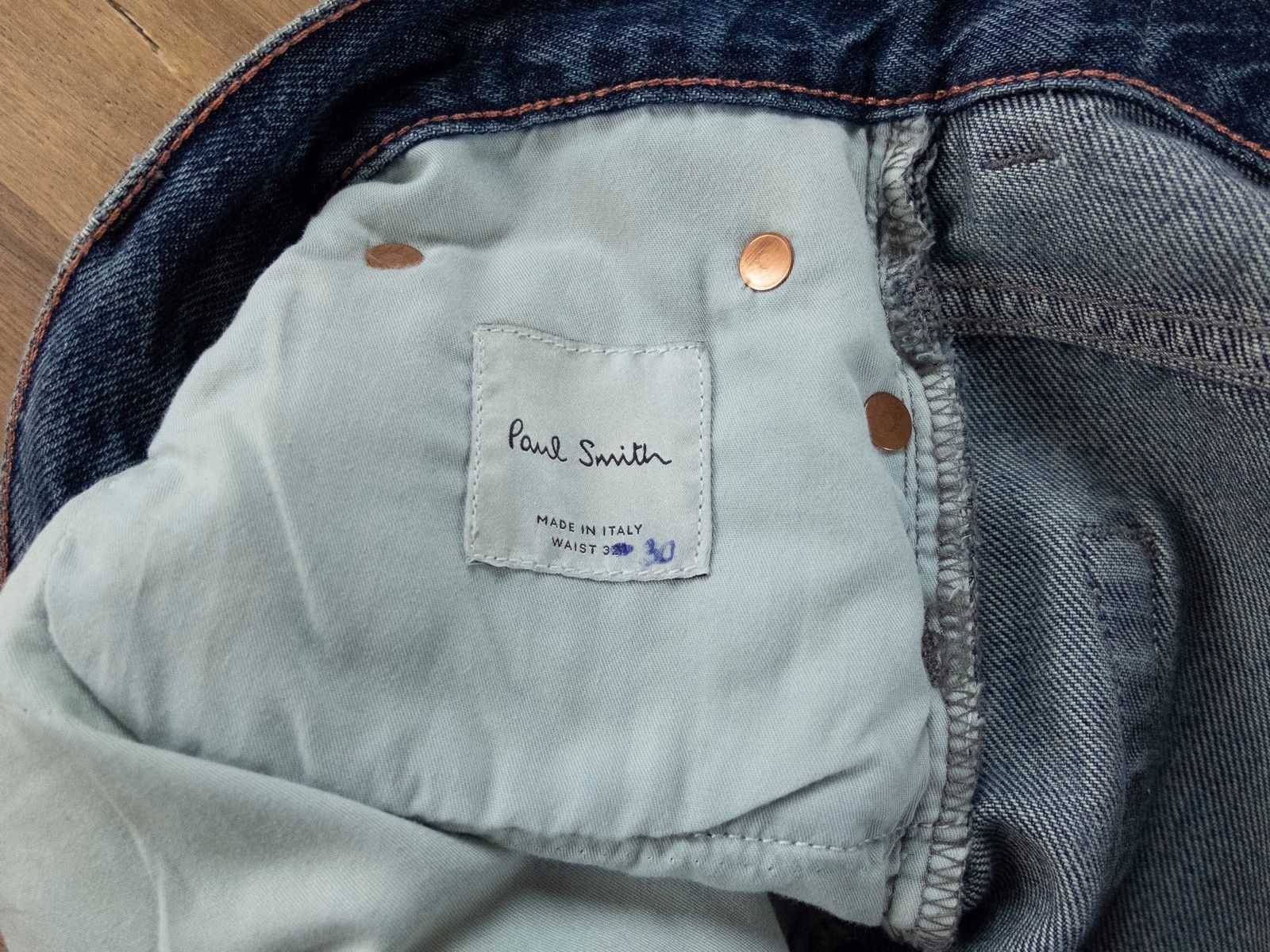 Paul Smith PAUL SMITH mainline blue jeans - Size 30 US / 46 EU Size US 30 / EU 46 - 6 Thumbnail